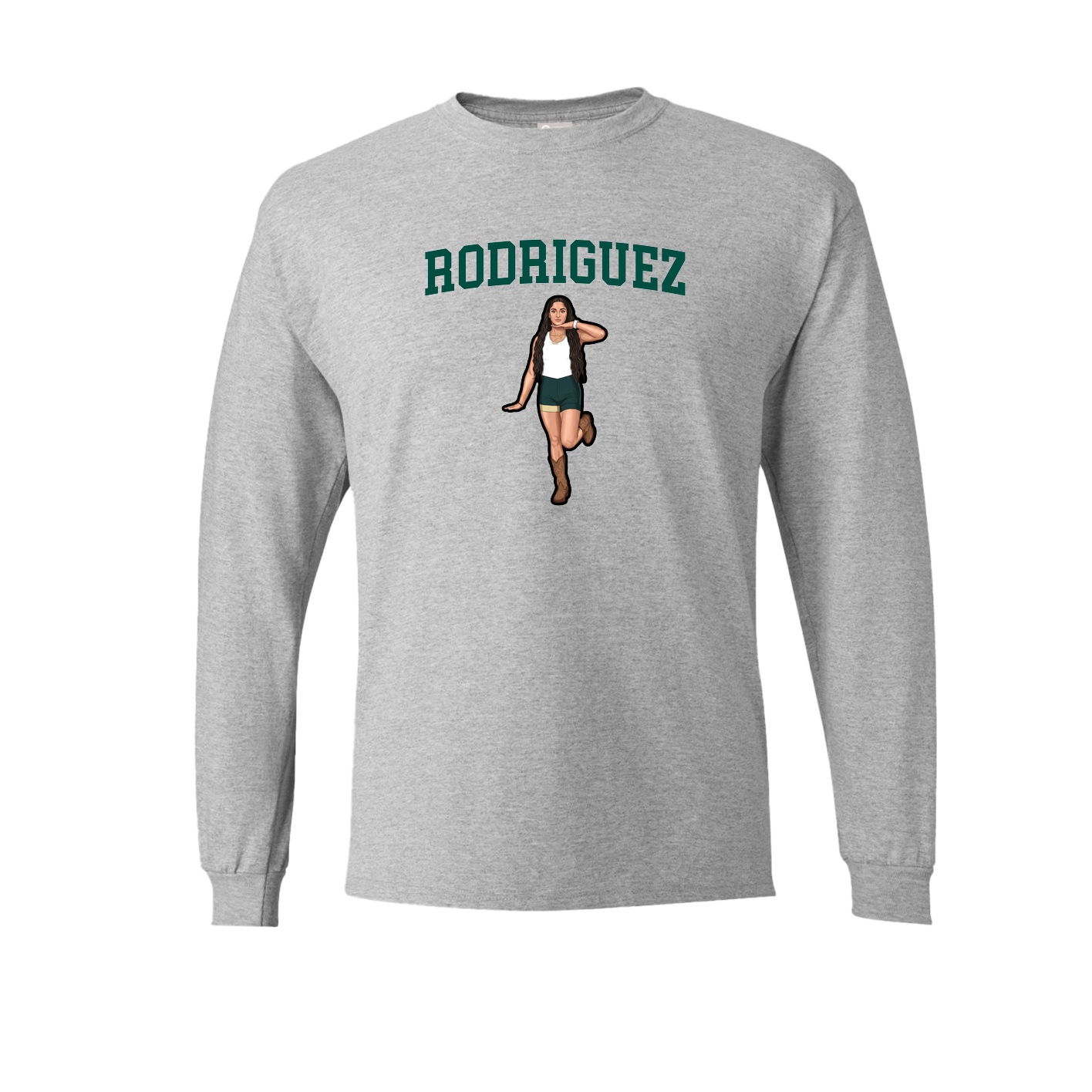 Long Sleeve Tee — Shirsey in Grey