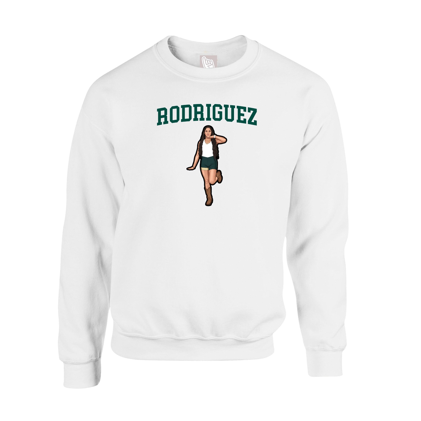 Fleece Crew — Shirsey in White
