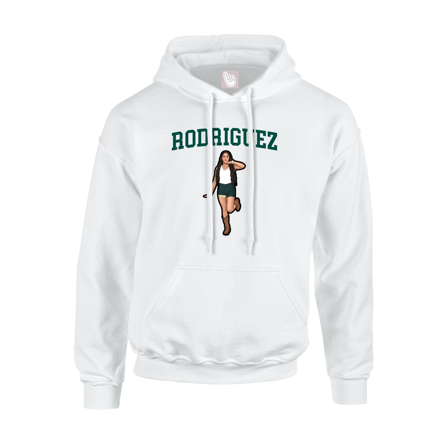 Youth Hoodie — Shirsey in White