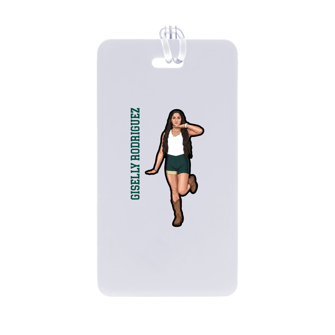 Bag Tag — Name Vertical in Classic