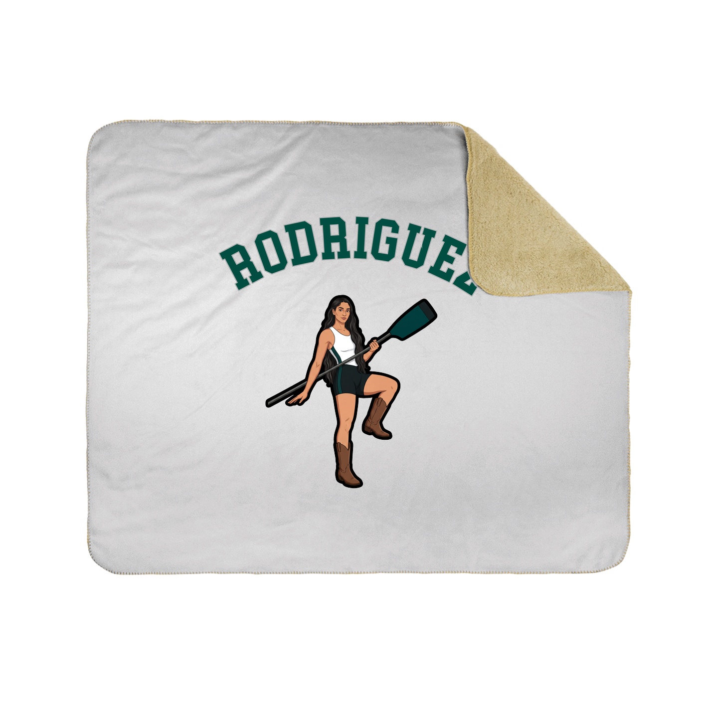 Throw Blanket — Shirsey Arch in White