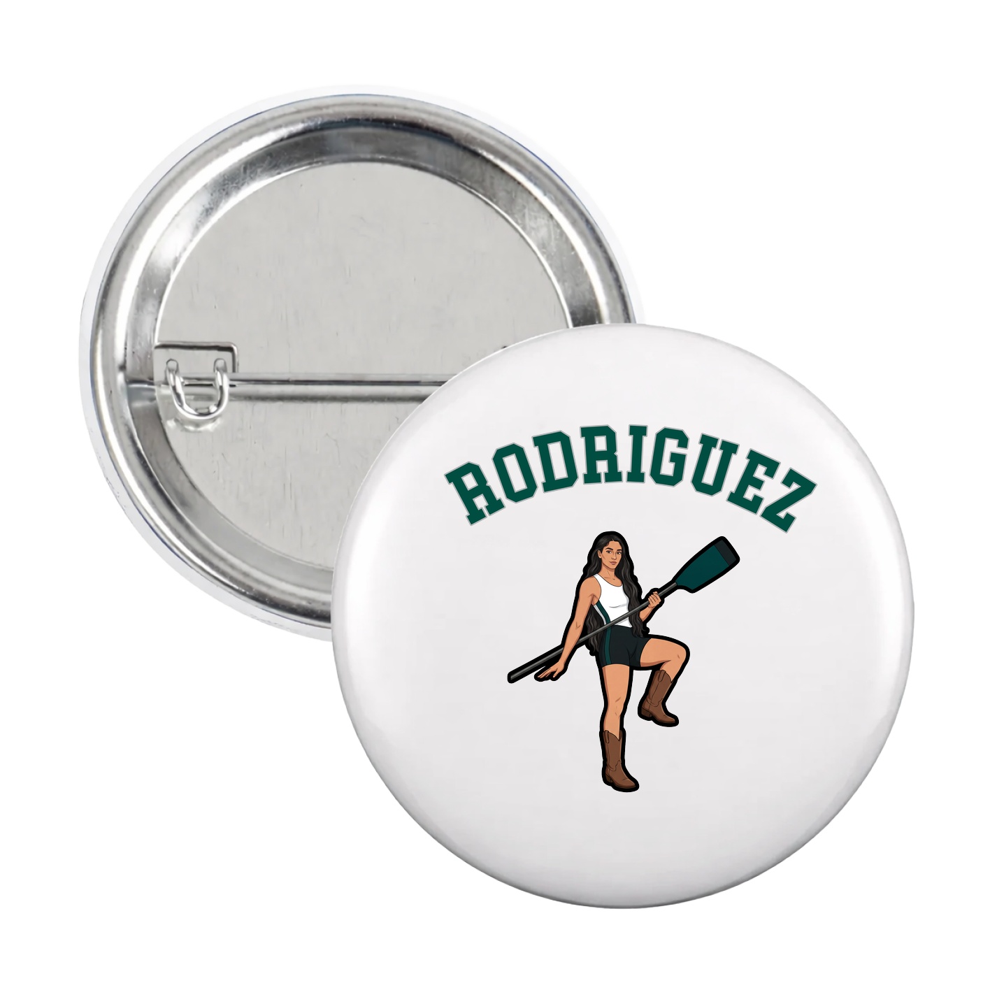 Game Day Button — Shirsey Arch in White