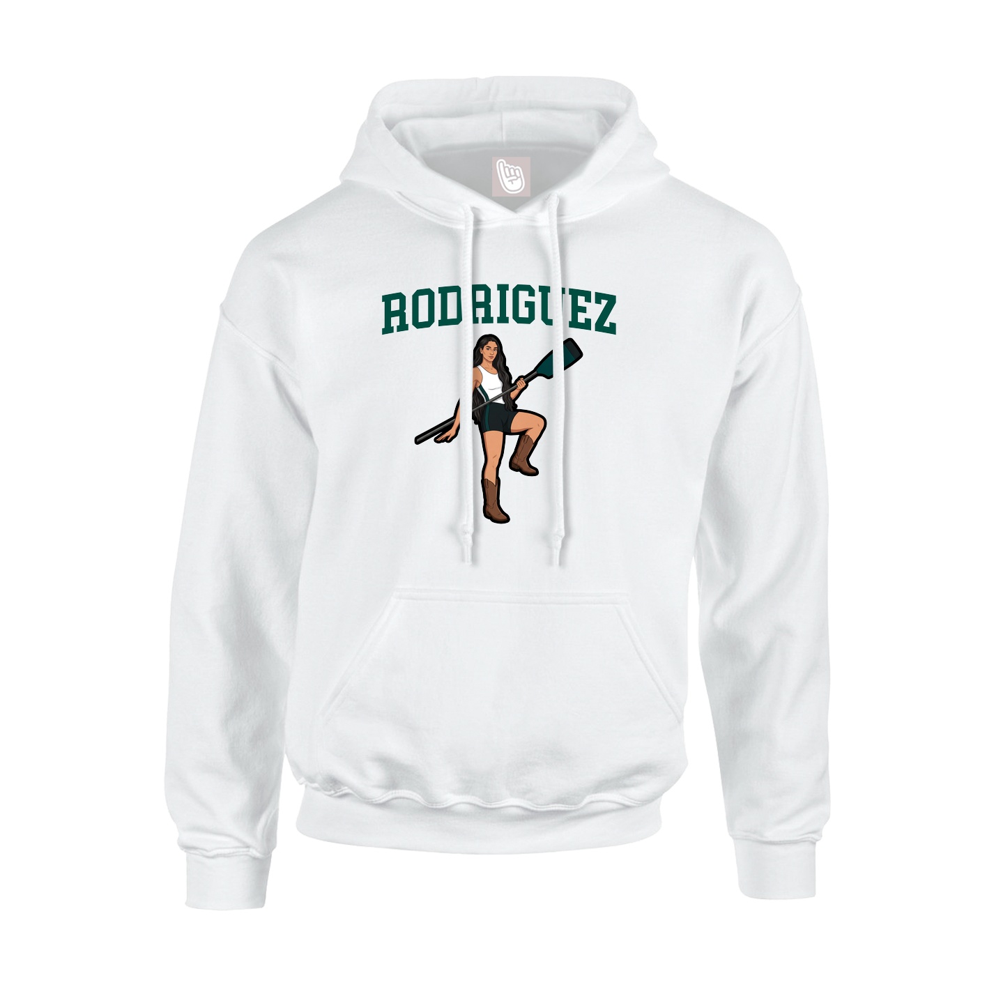Youth Hoodie — Shirsey in White