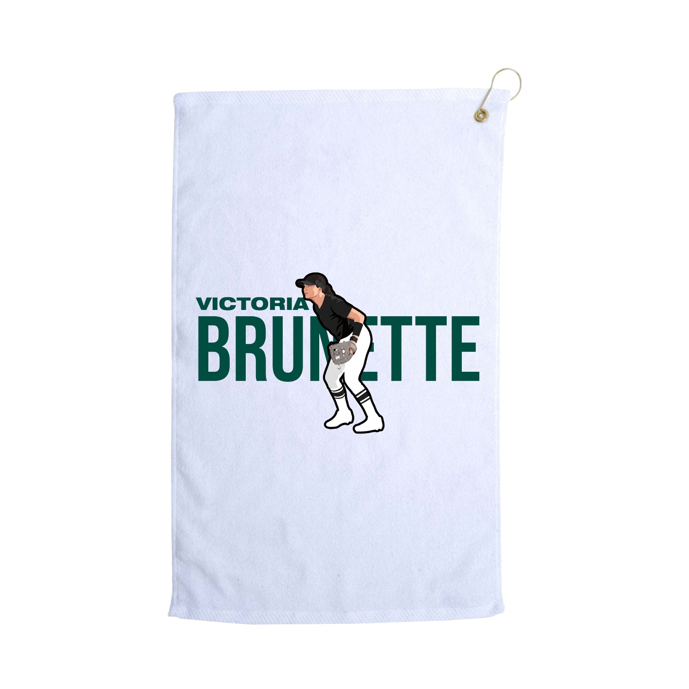 Golf Towel — Player Name in White