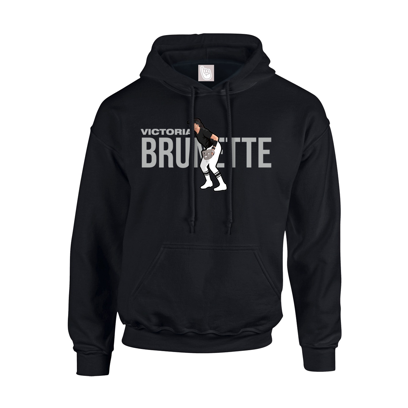 Hoodie — Player Name in Black