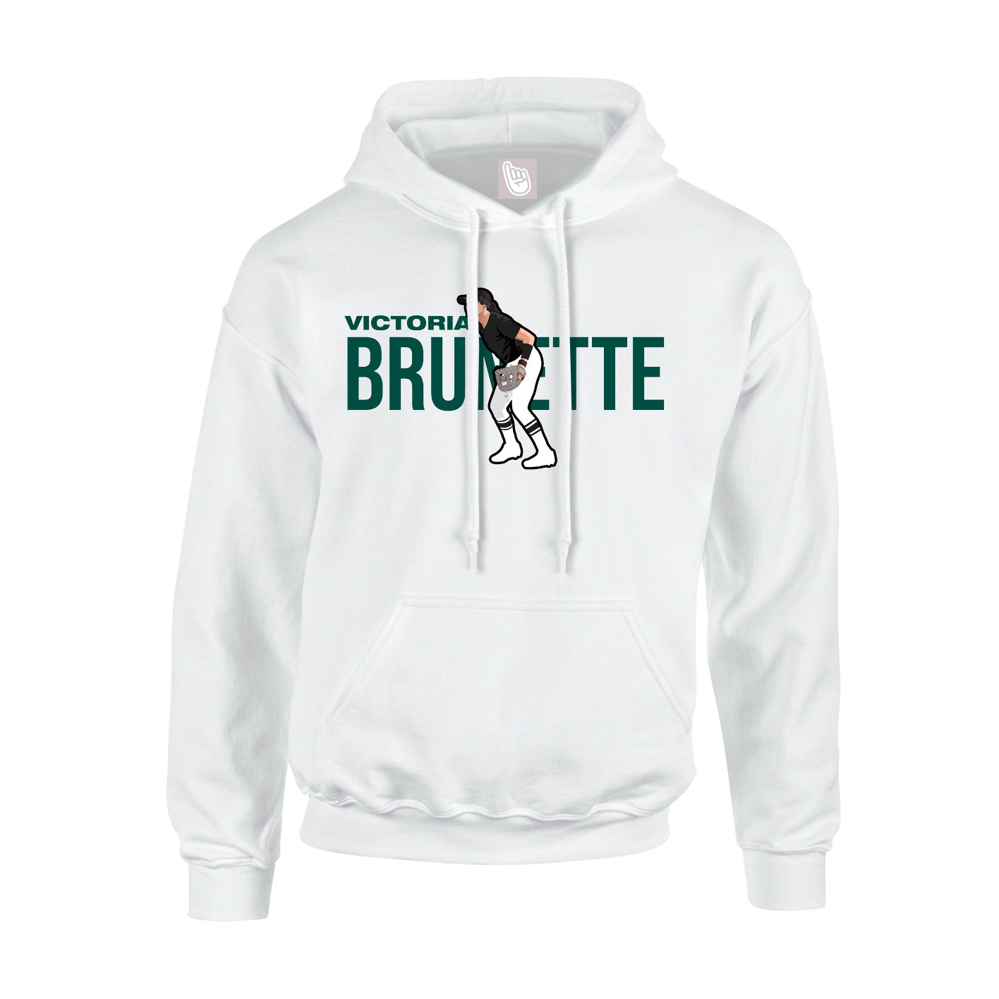 Youth Hoodie — Player Name in White