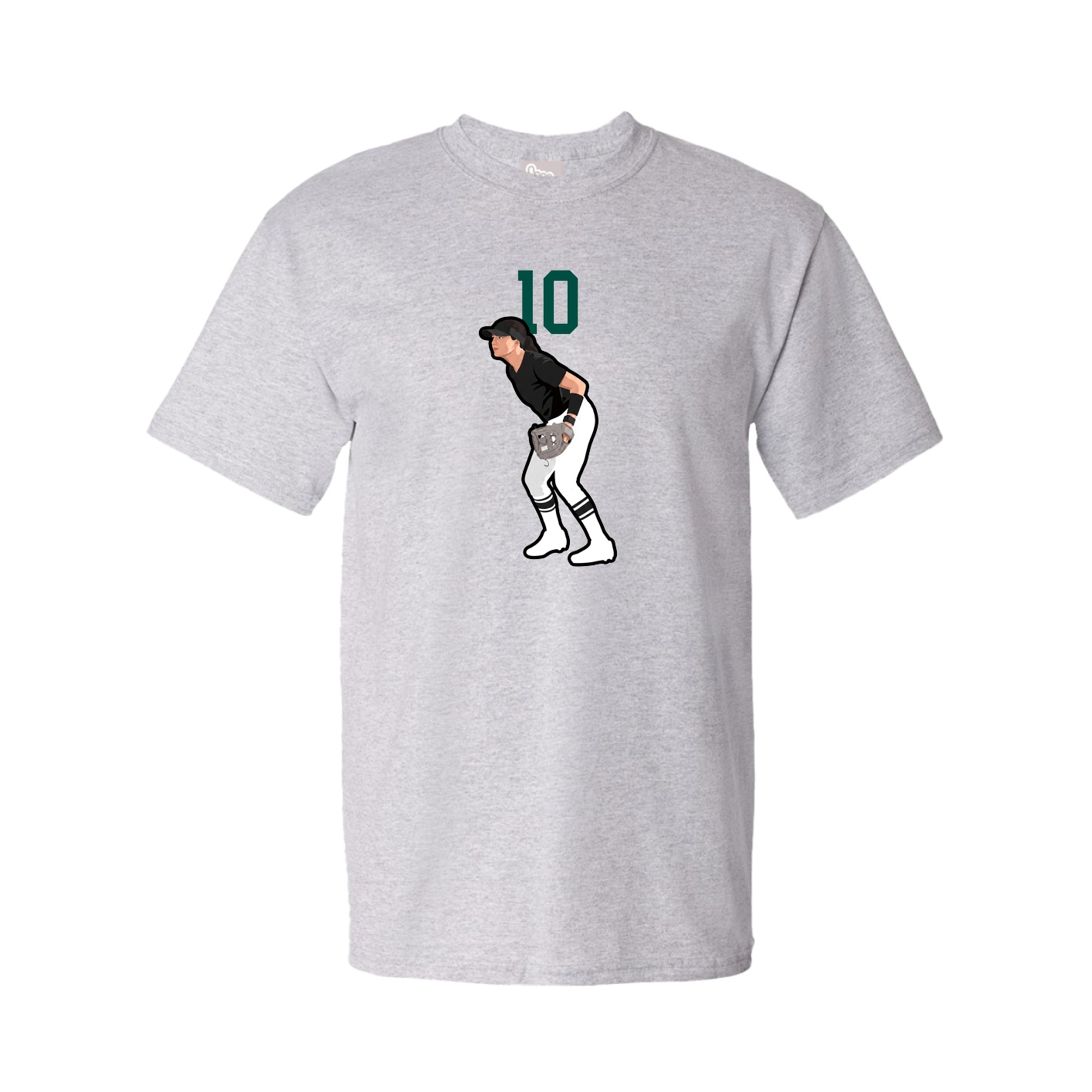 Tee — Number Top in Grey