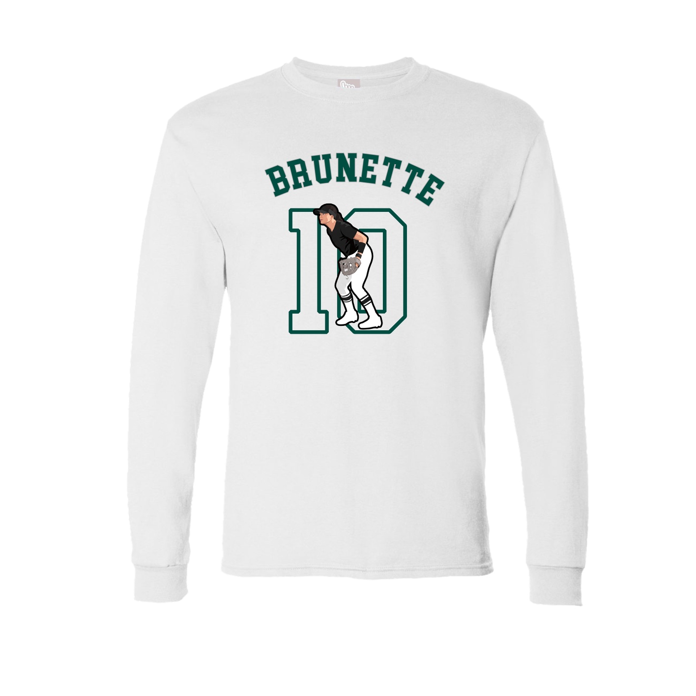 Long Sleeve Tee — Shirsey Arch in White
