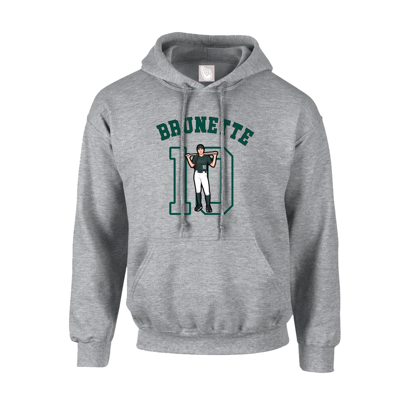 Youth Hoodie — Shirsey Arch in Grey