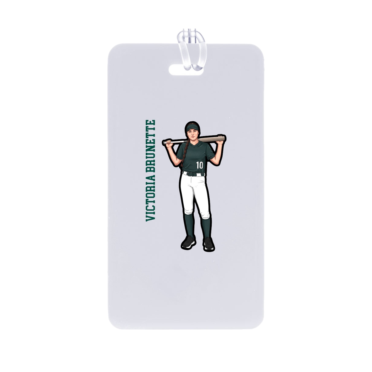 Bag Tag — Name Vertical in Classic