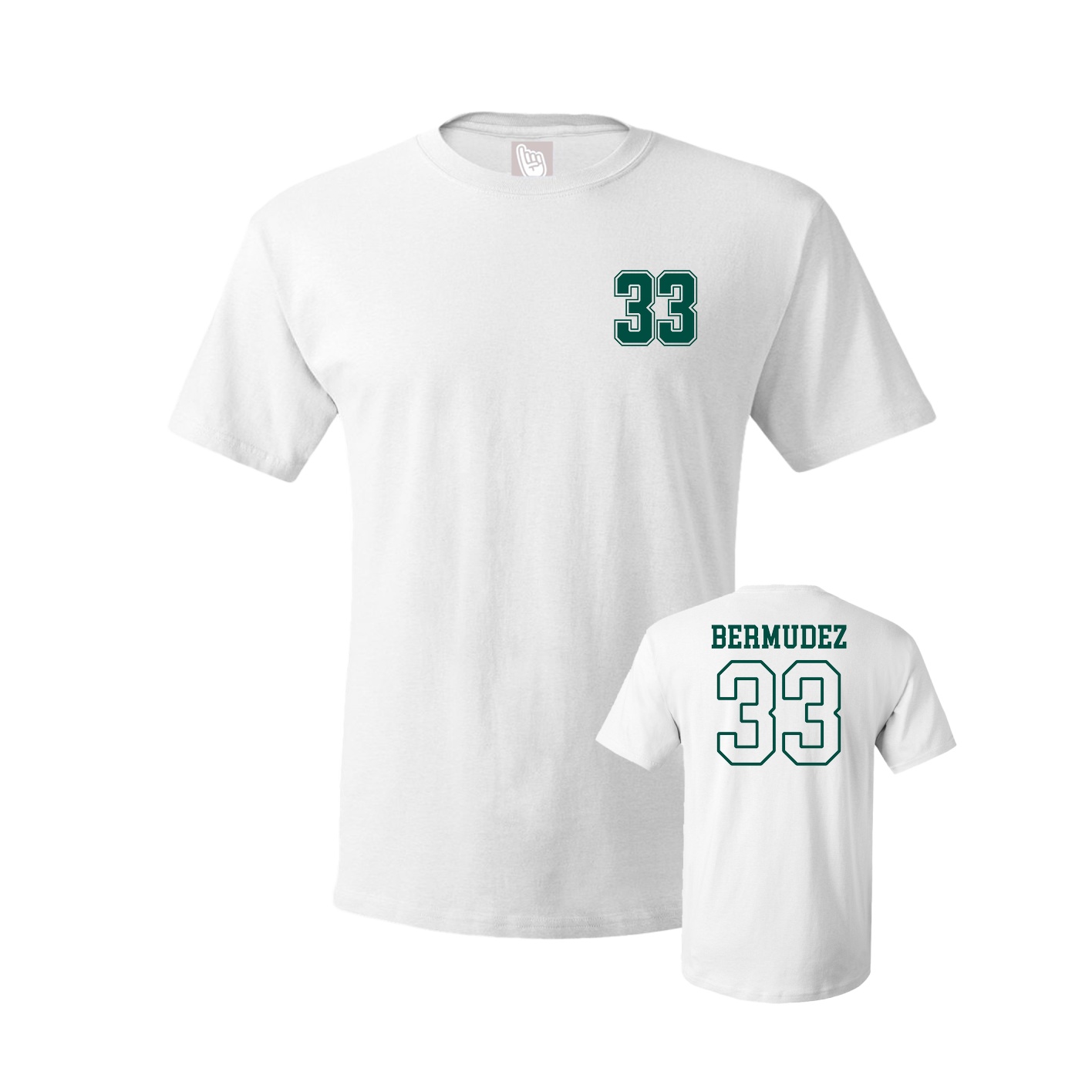 Tee — Chest Back in White
