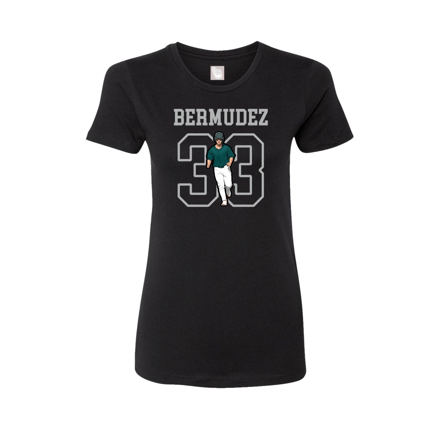 Fitted Women's Tee — Shirsey in Black