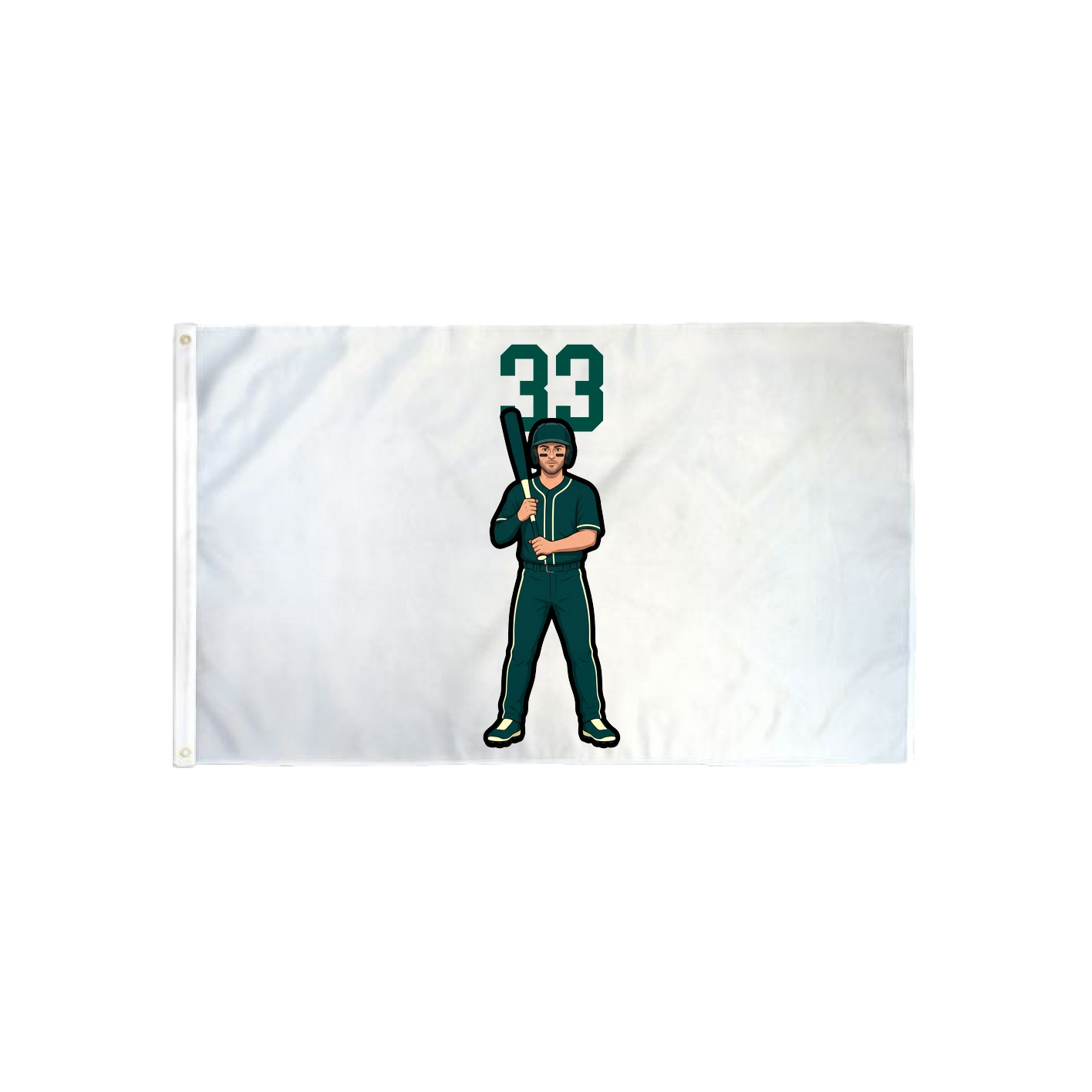 3x5 Flag — Number Top in Classic
