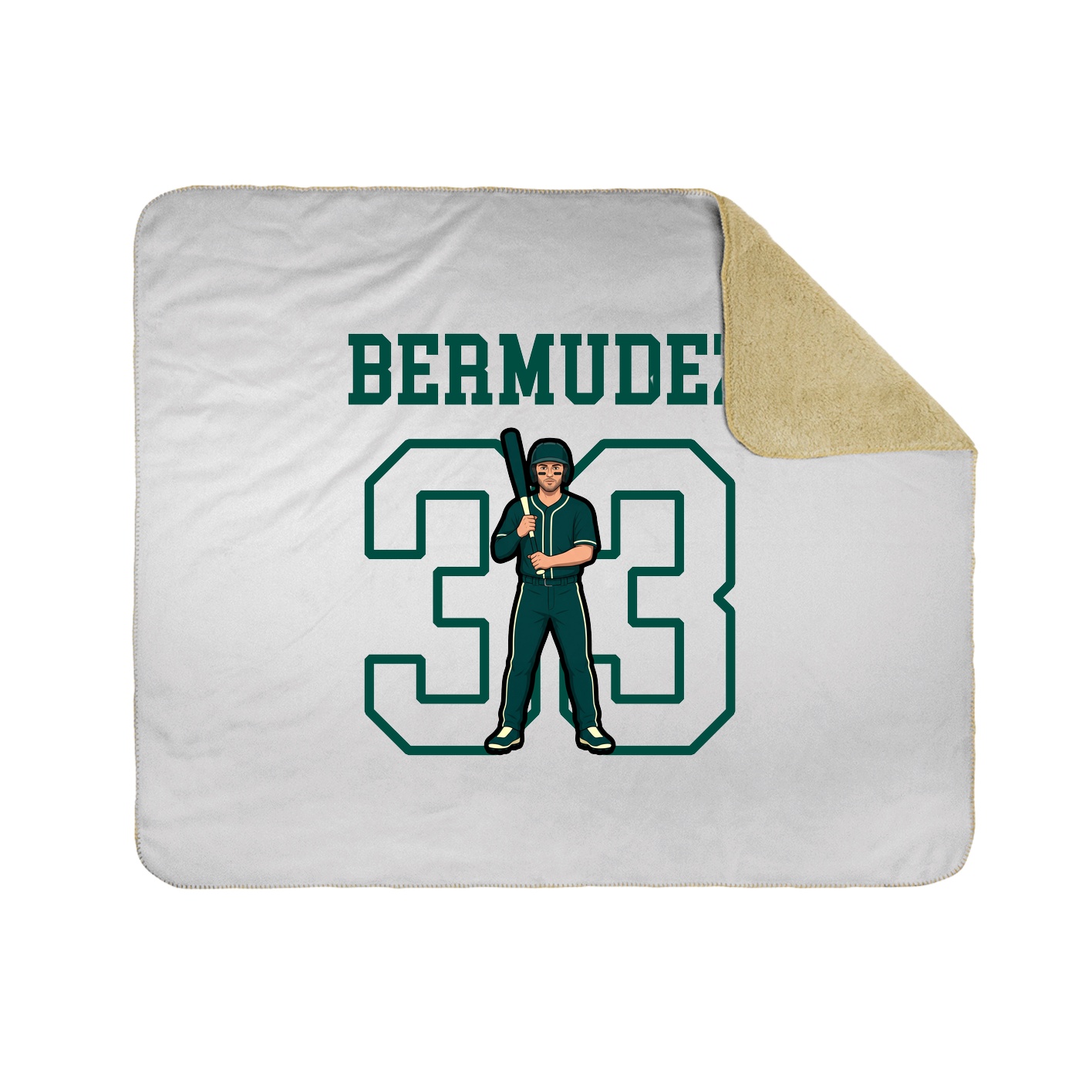 Throw Blanket — Shirsey in White