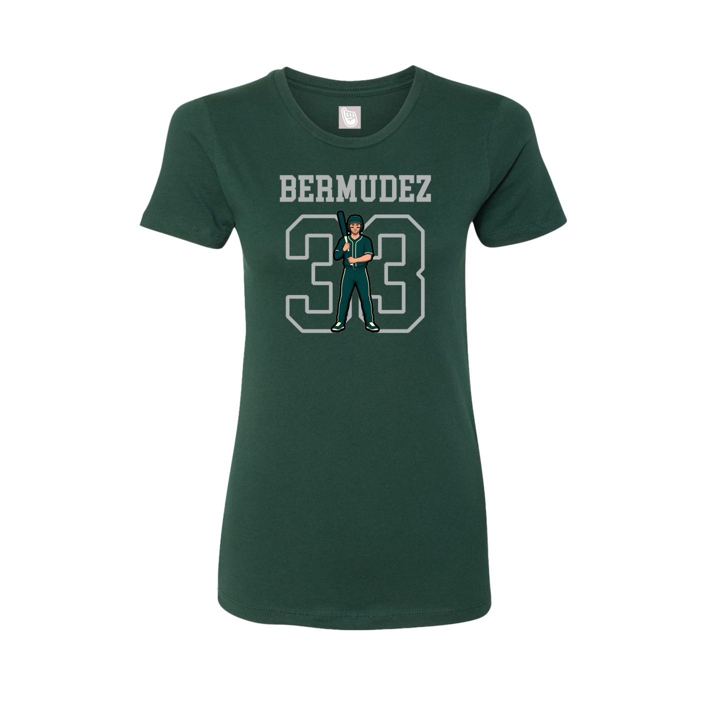 Fitted Women's Tee — Shirsey in Green