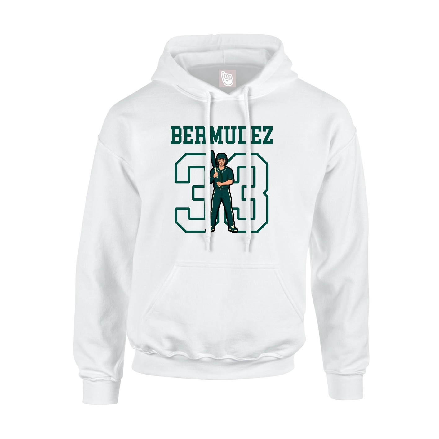 Hoodie — Shirsey in White