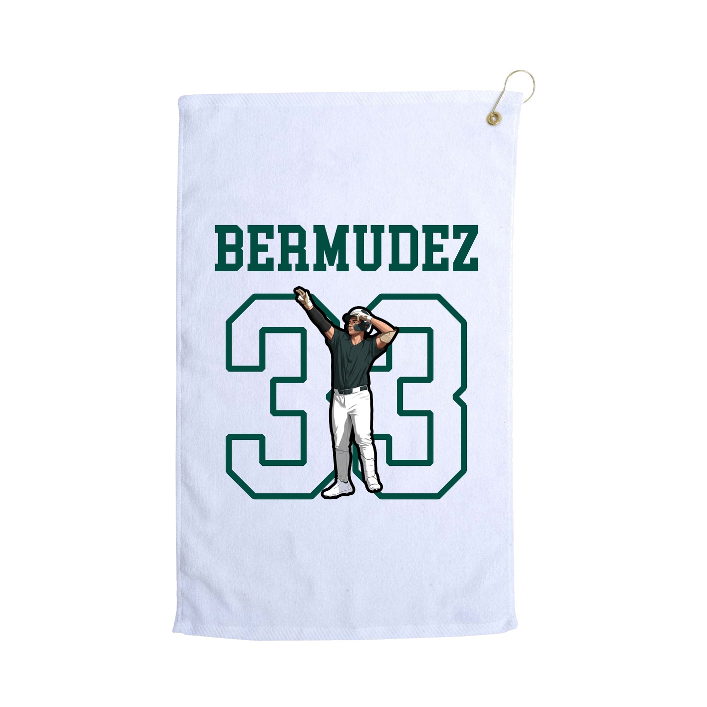 Golf Towel — Shirsey in White