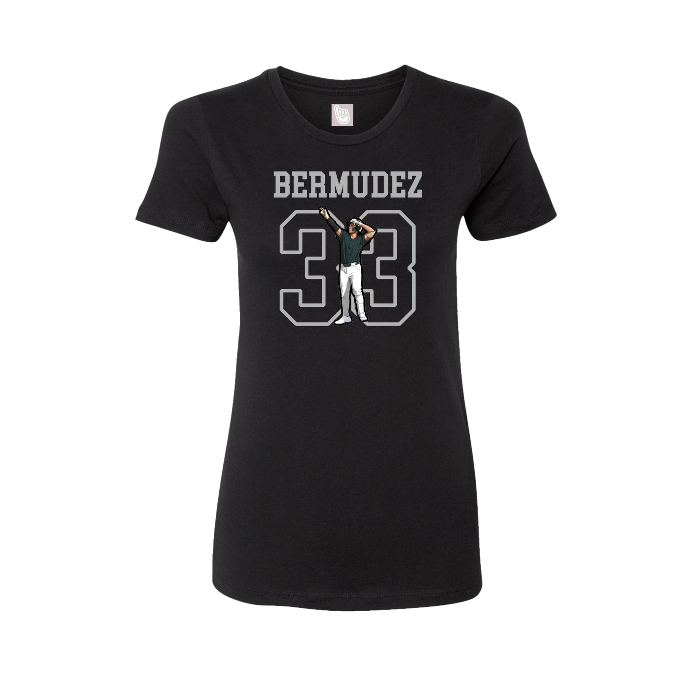 Fitted Women's Tee — Shirsey in Black
