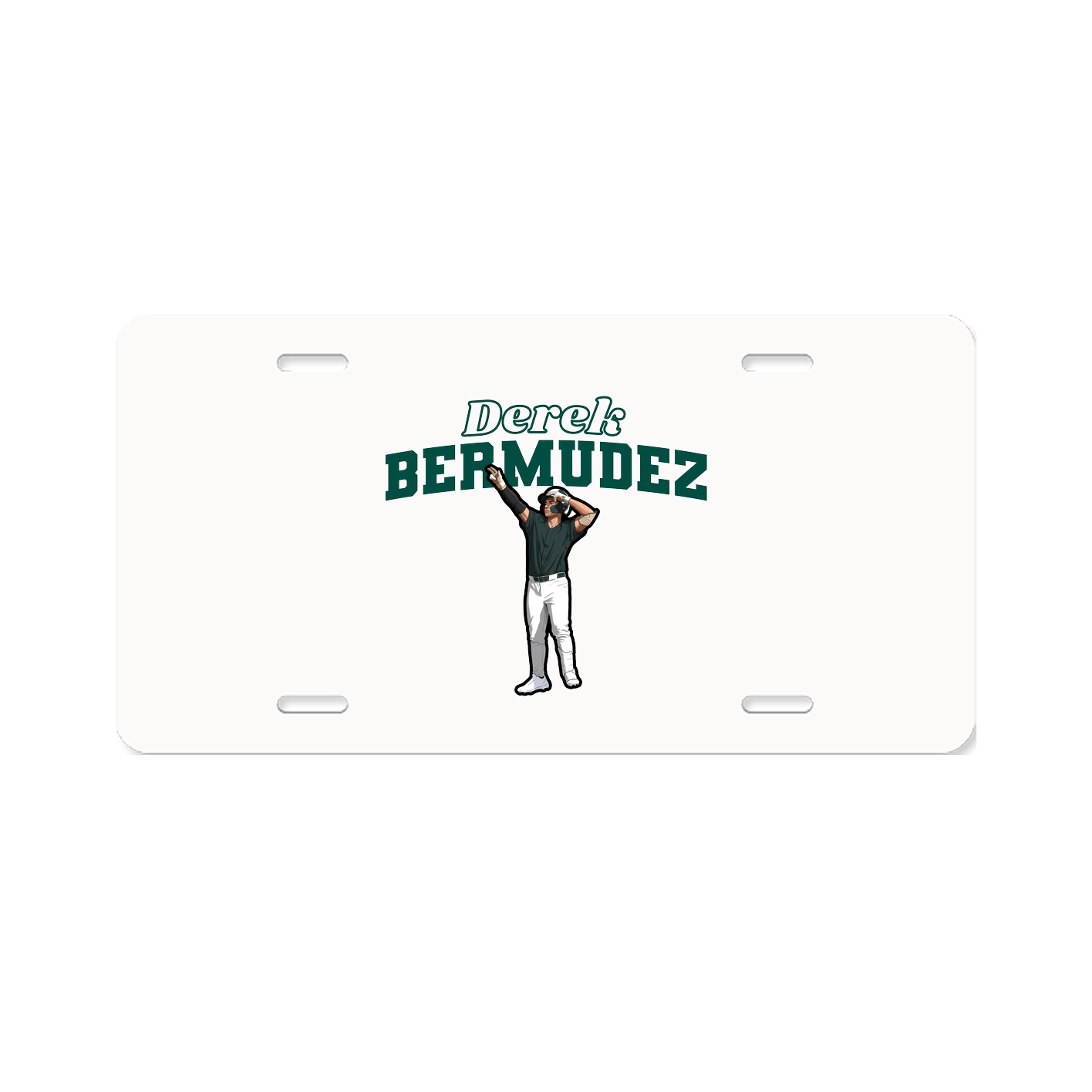 License Plate — Name Arch in Classic