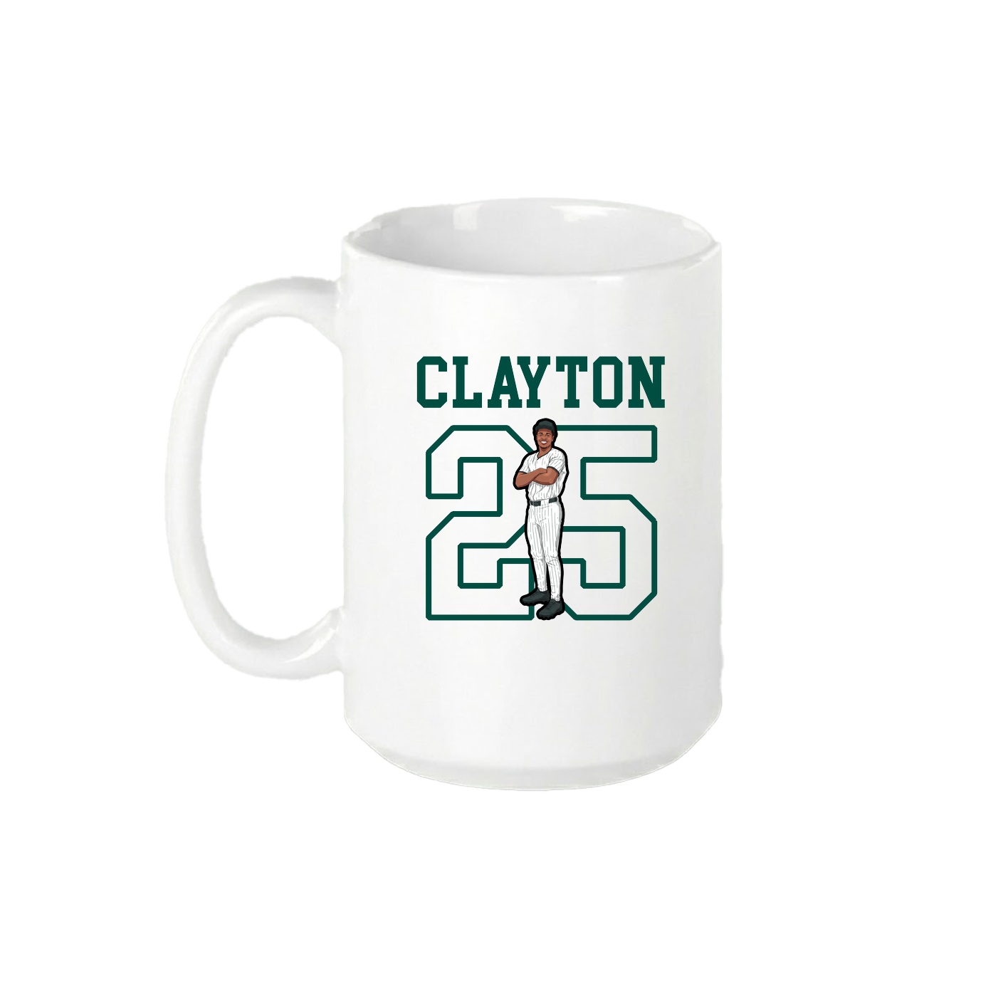 15oz Coffee Mug — Shirsey in White