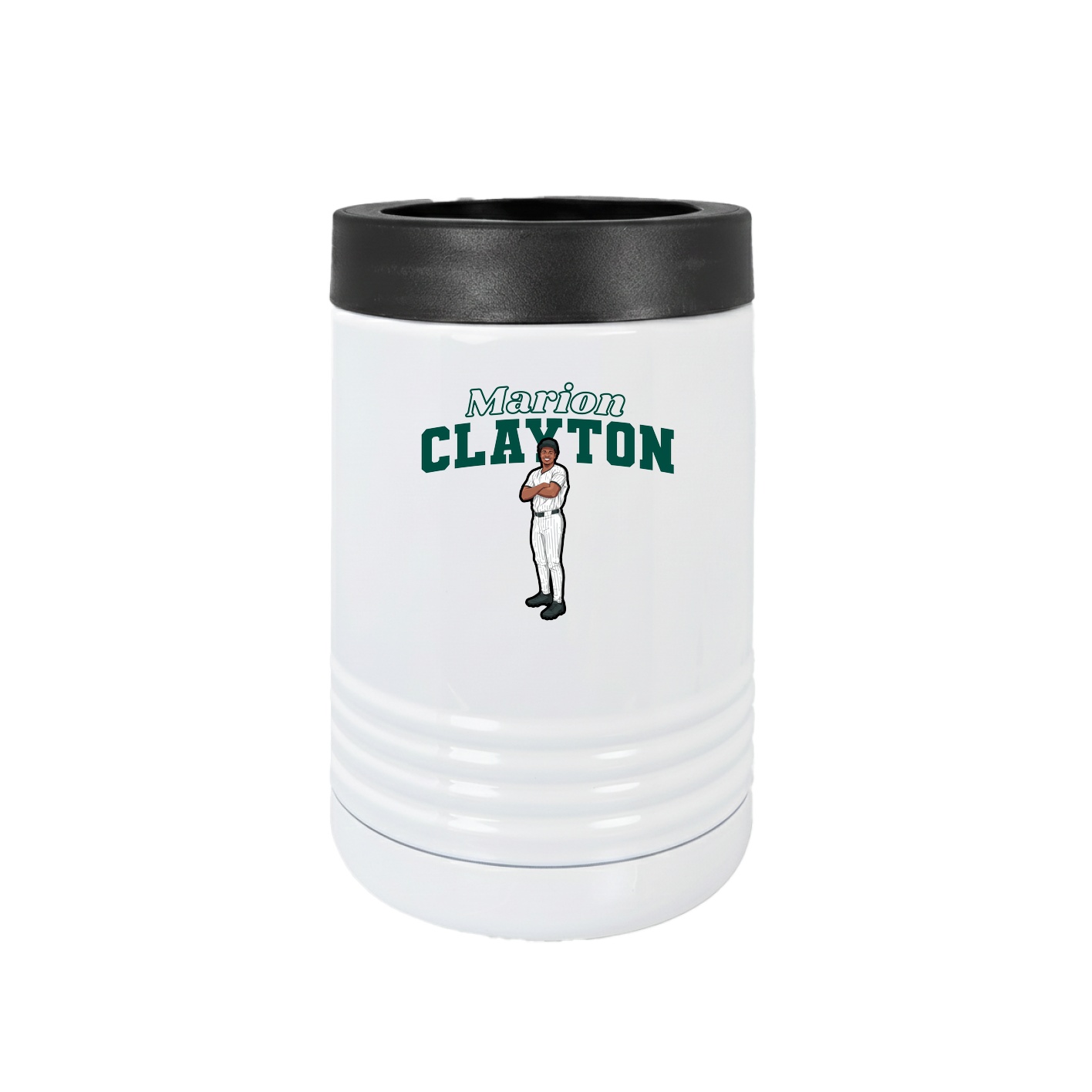 Beverage Holder — Name Arch in White