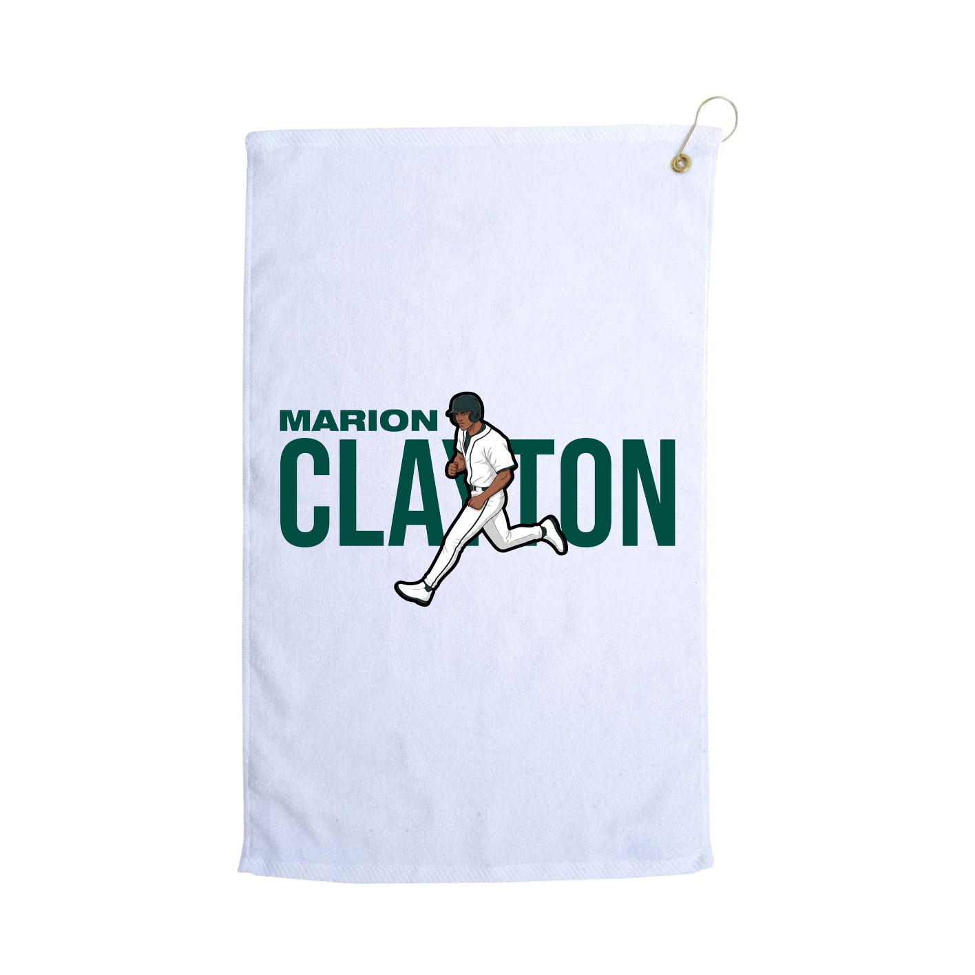 Golf Towel — Player Name in White