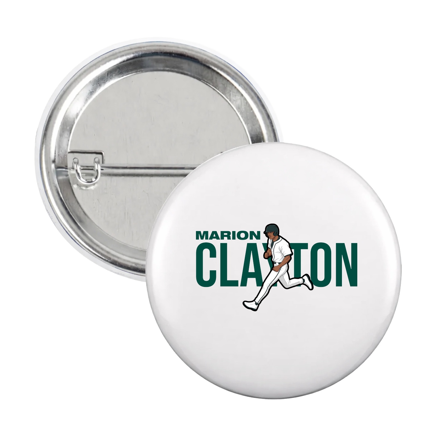 Game Day Button — Player Name in White