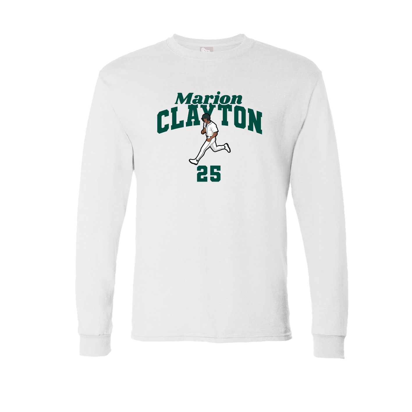 Long Sleeve Tee — Signature Arch in White