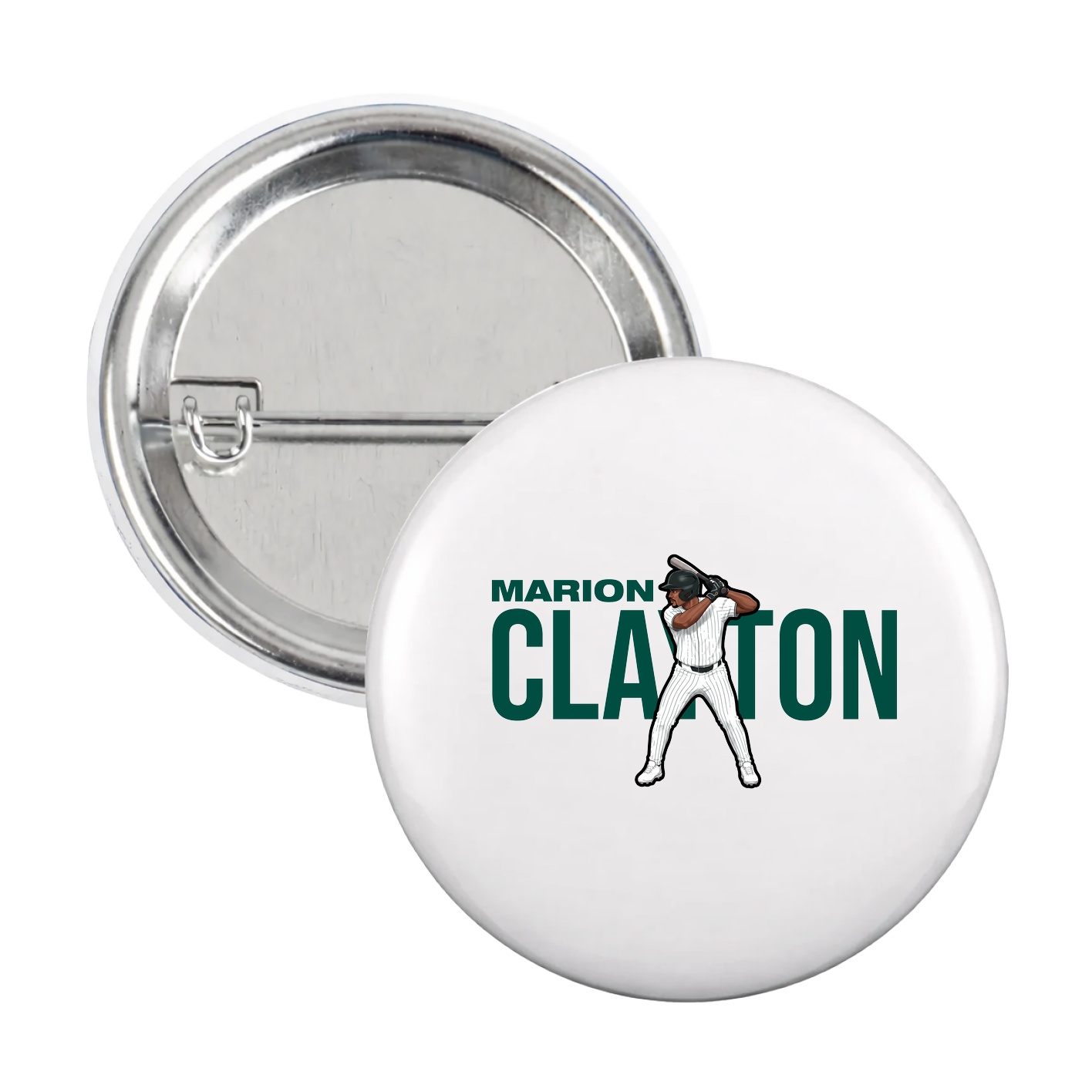 Game Day Button — Player Name in White