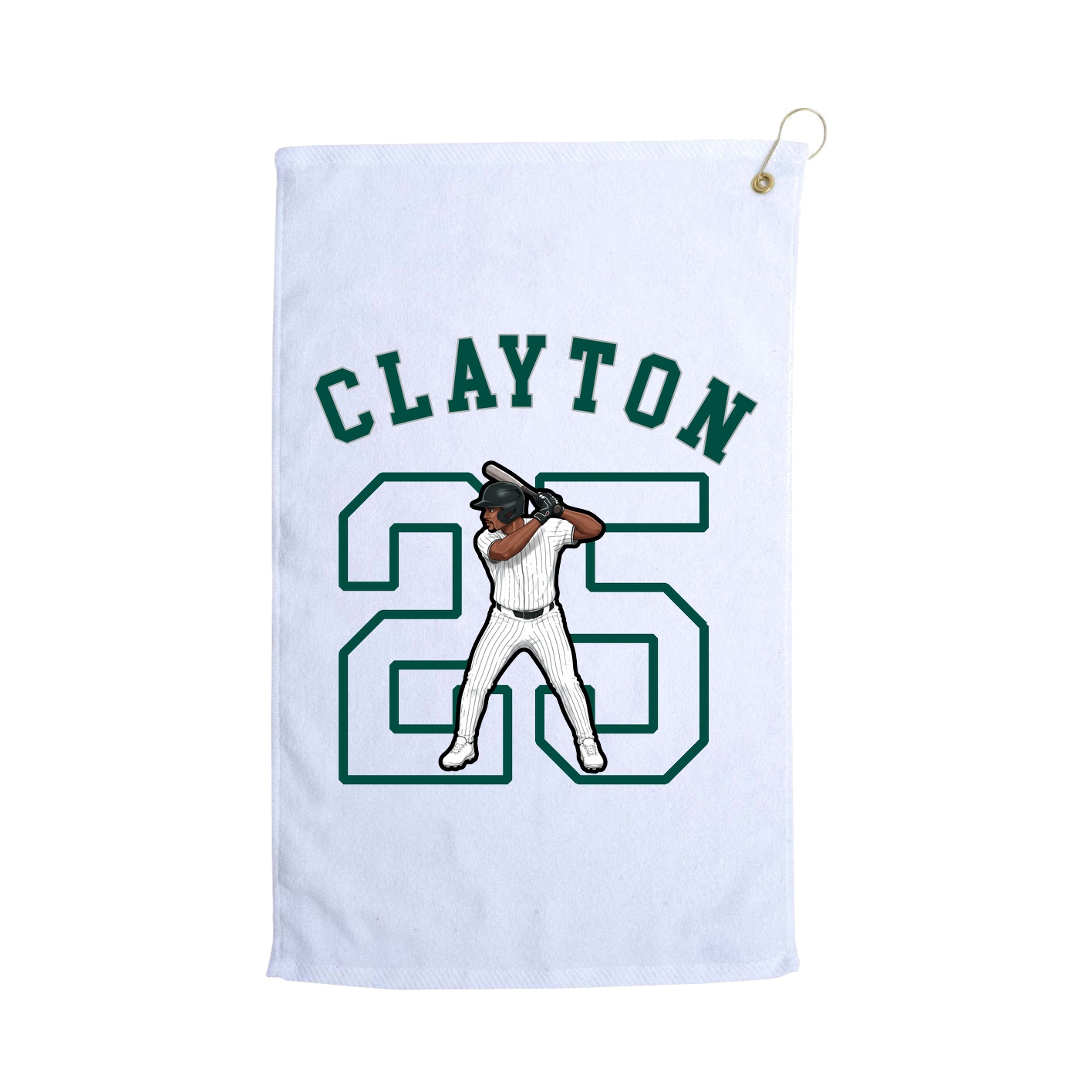Golf Towel — Shirsey Arch in White