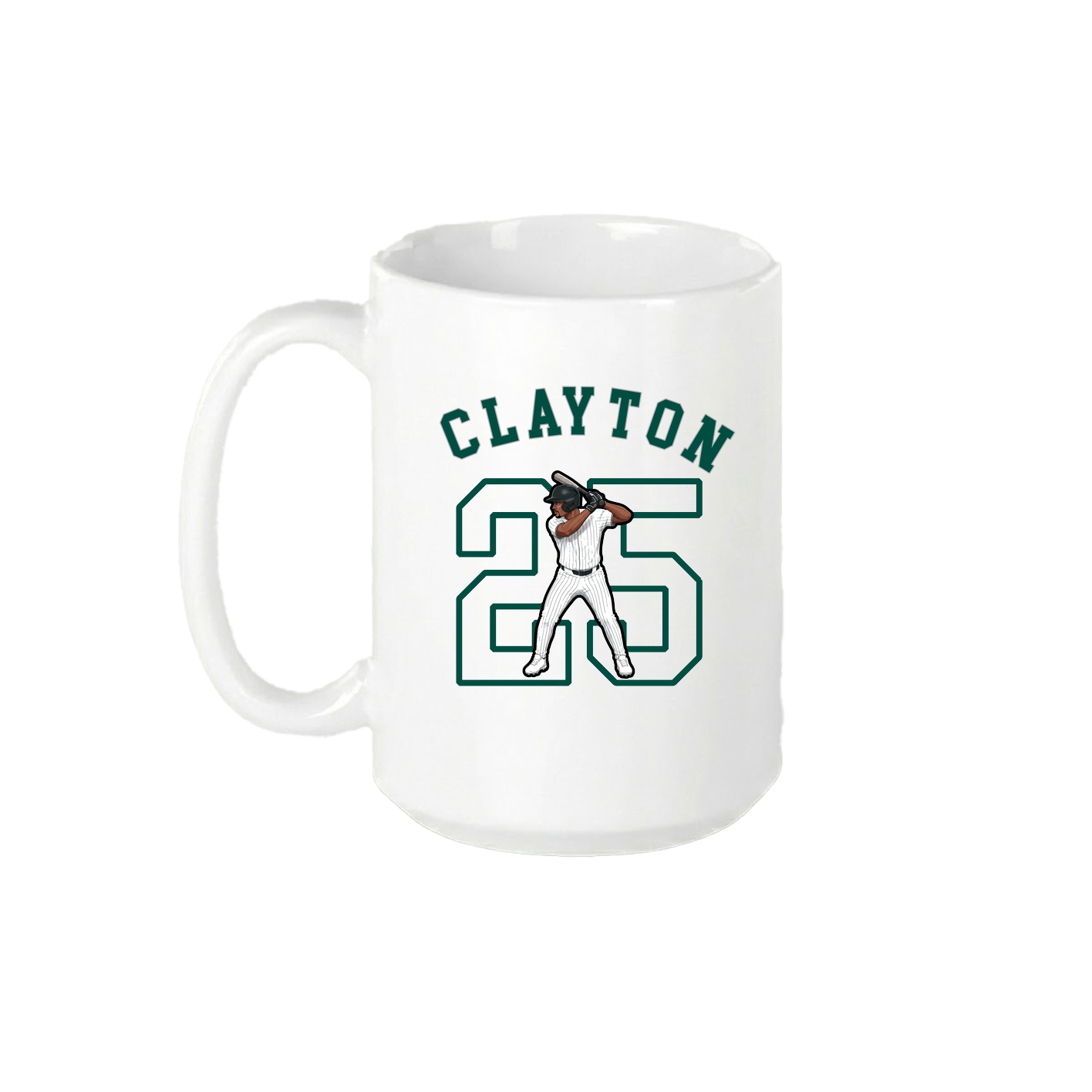 15oz Coffee Mug — Shirsey Arch in White