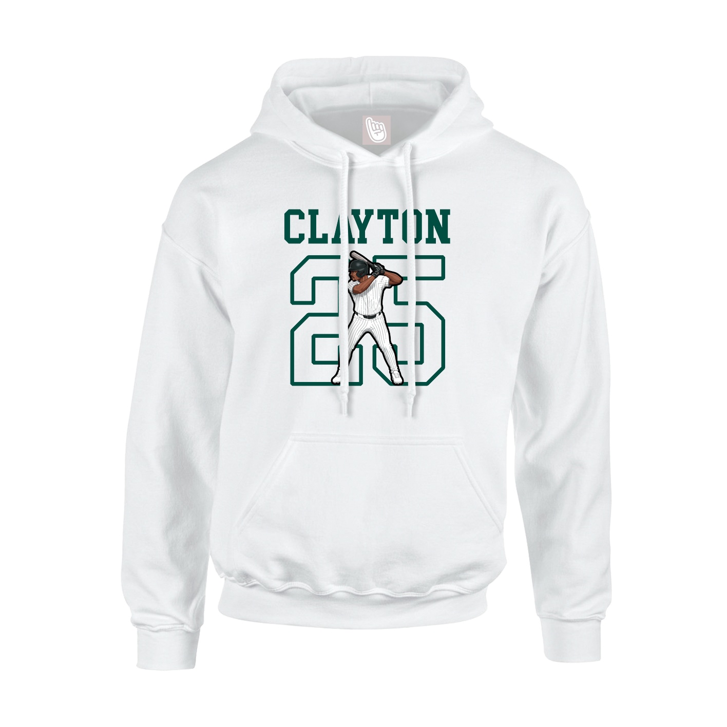 Hoodie — Shirsey in White
