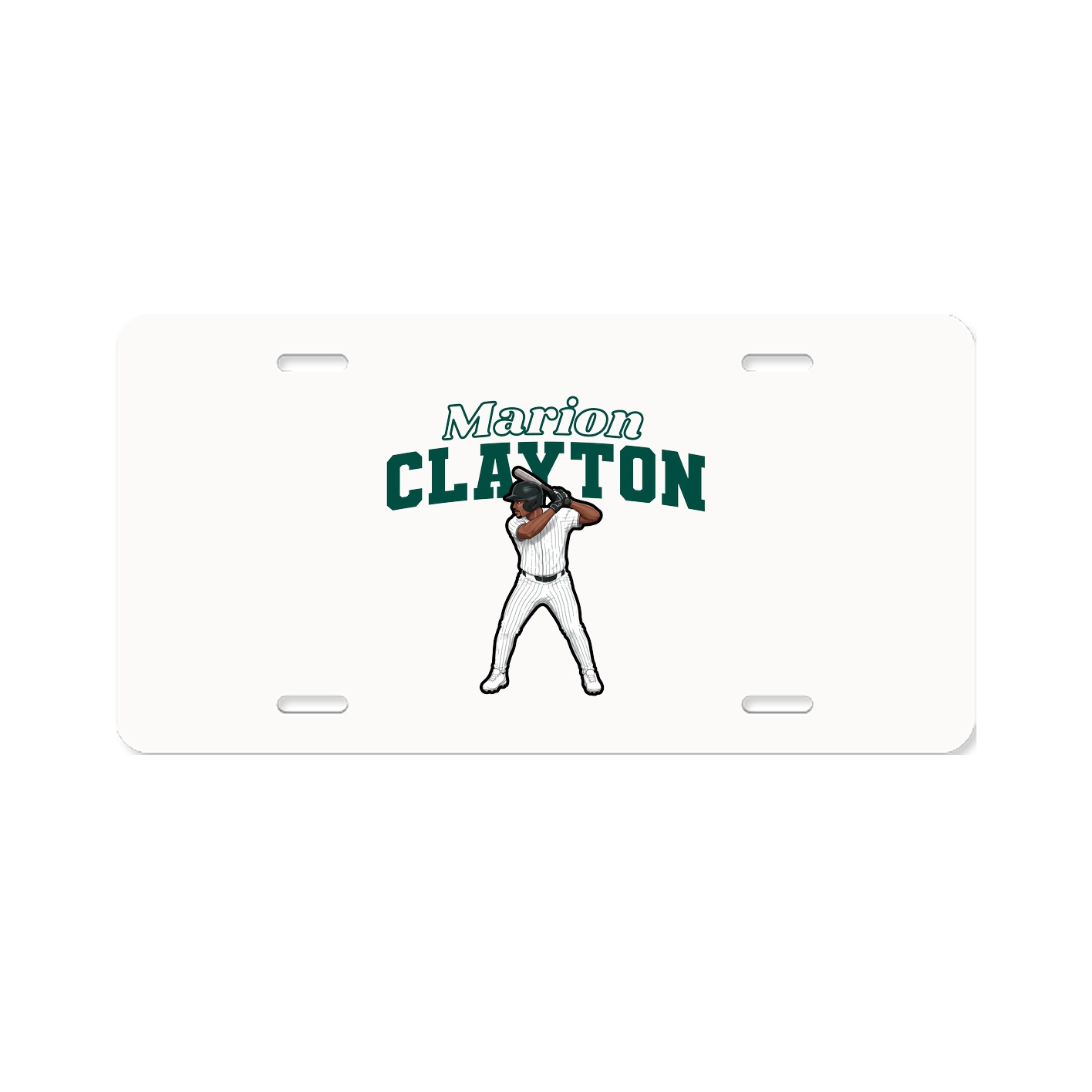 License Plate — Name Arch in Classic