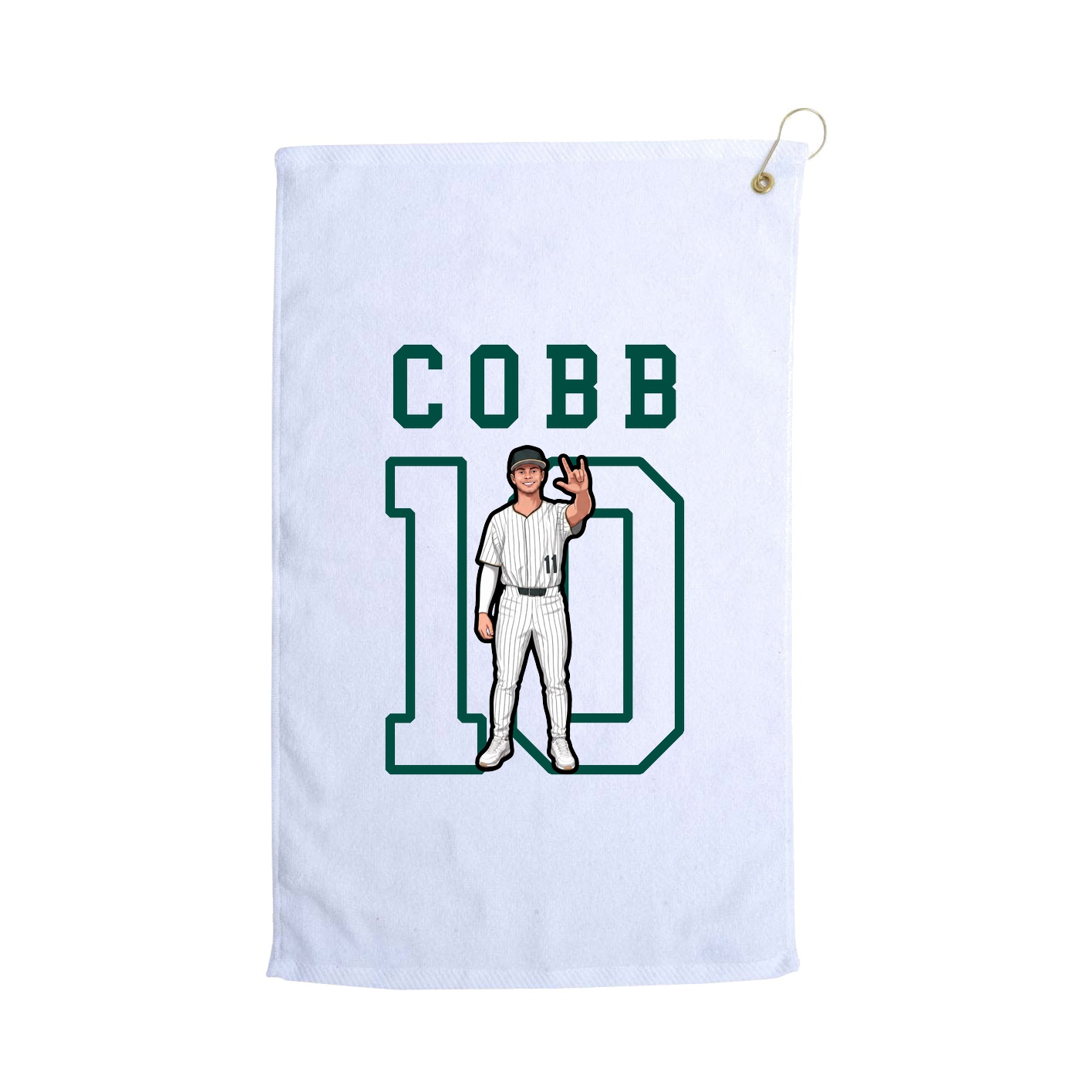 Golf Towel — Shirsey in White