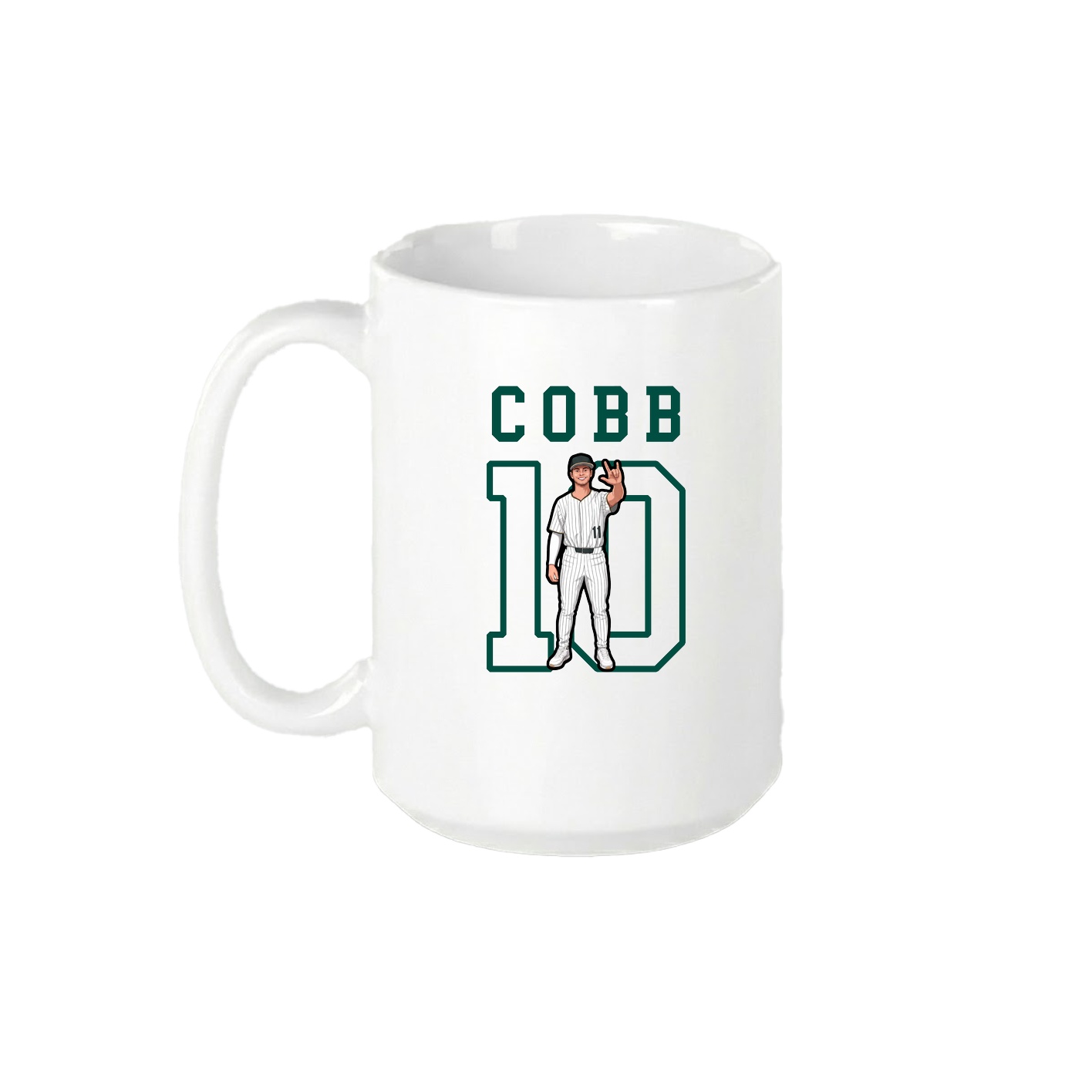 15oz Coffee Mug — Shirsey in White