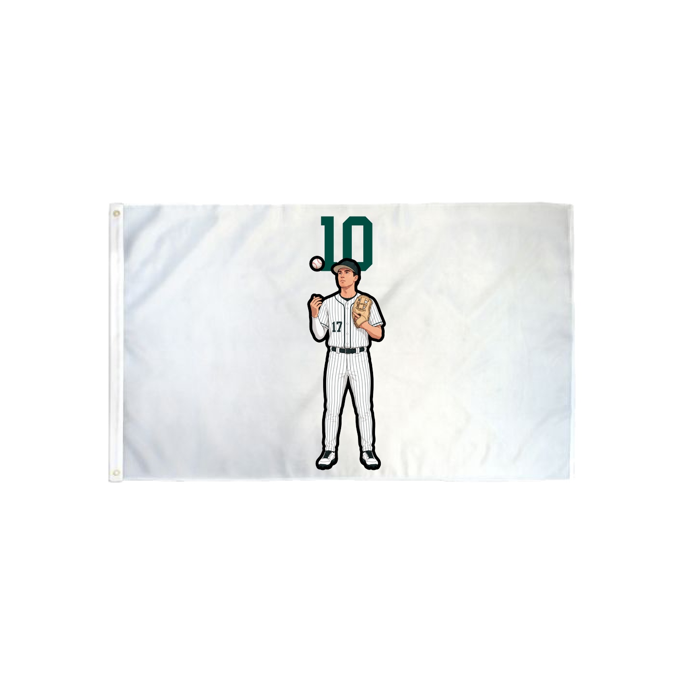 3x5 Flag — Number Top in Classic