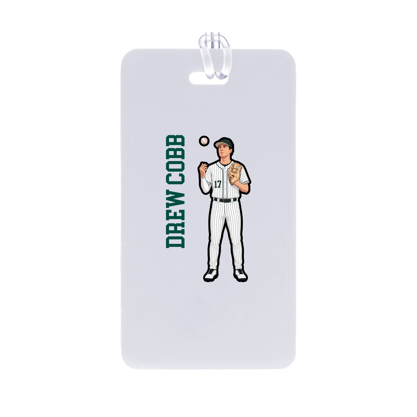Bag Tag — Name Vertical in Classic