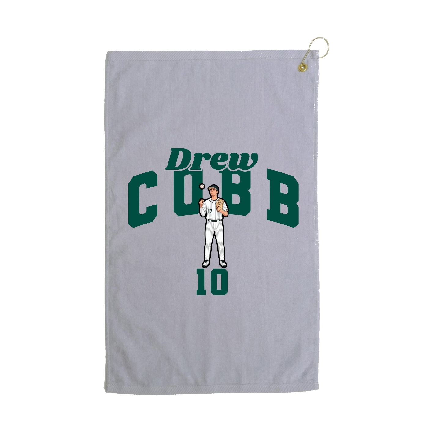 Golf Towel — Signature Arch in Grey
