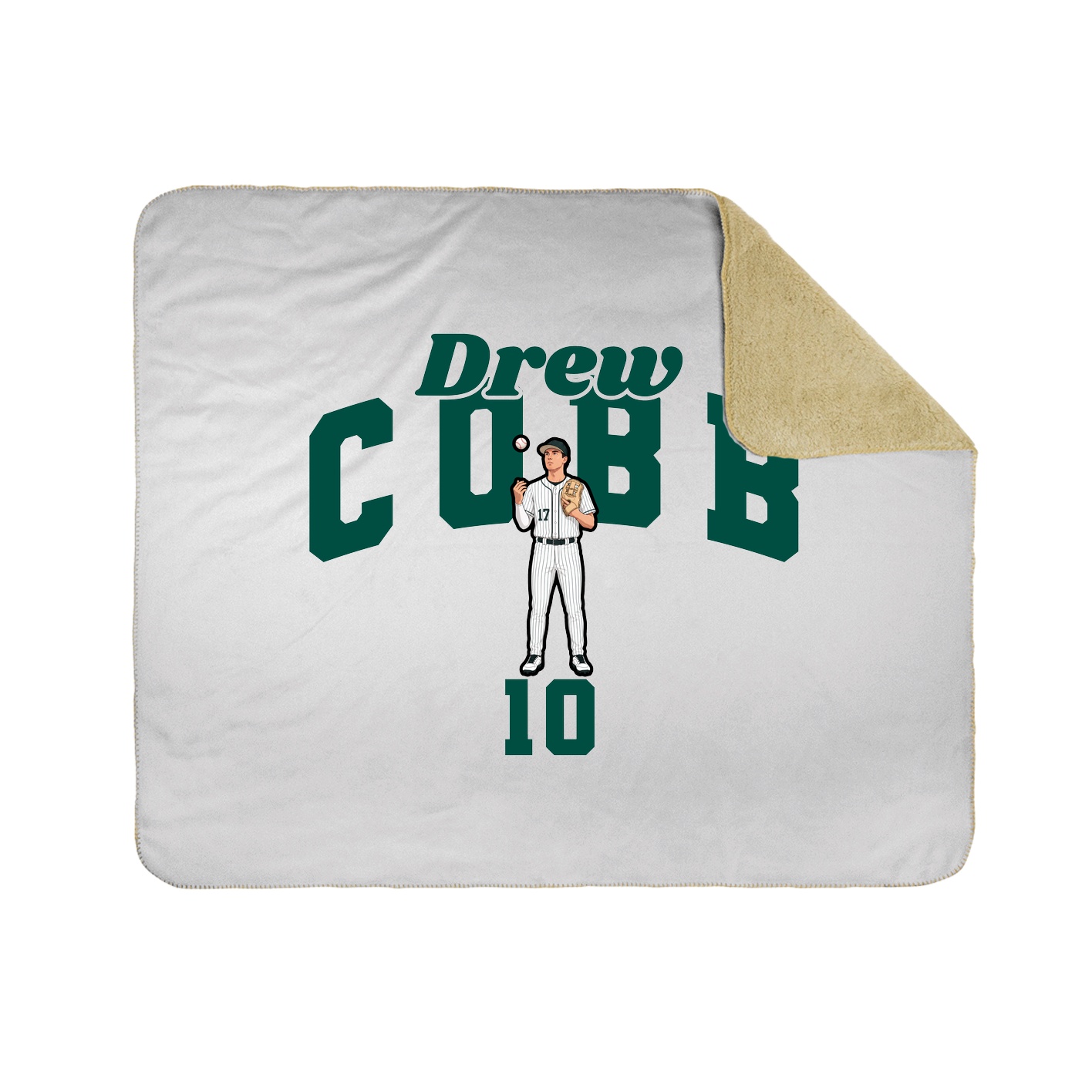 Throw Blanket — Signature Arch in White