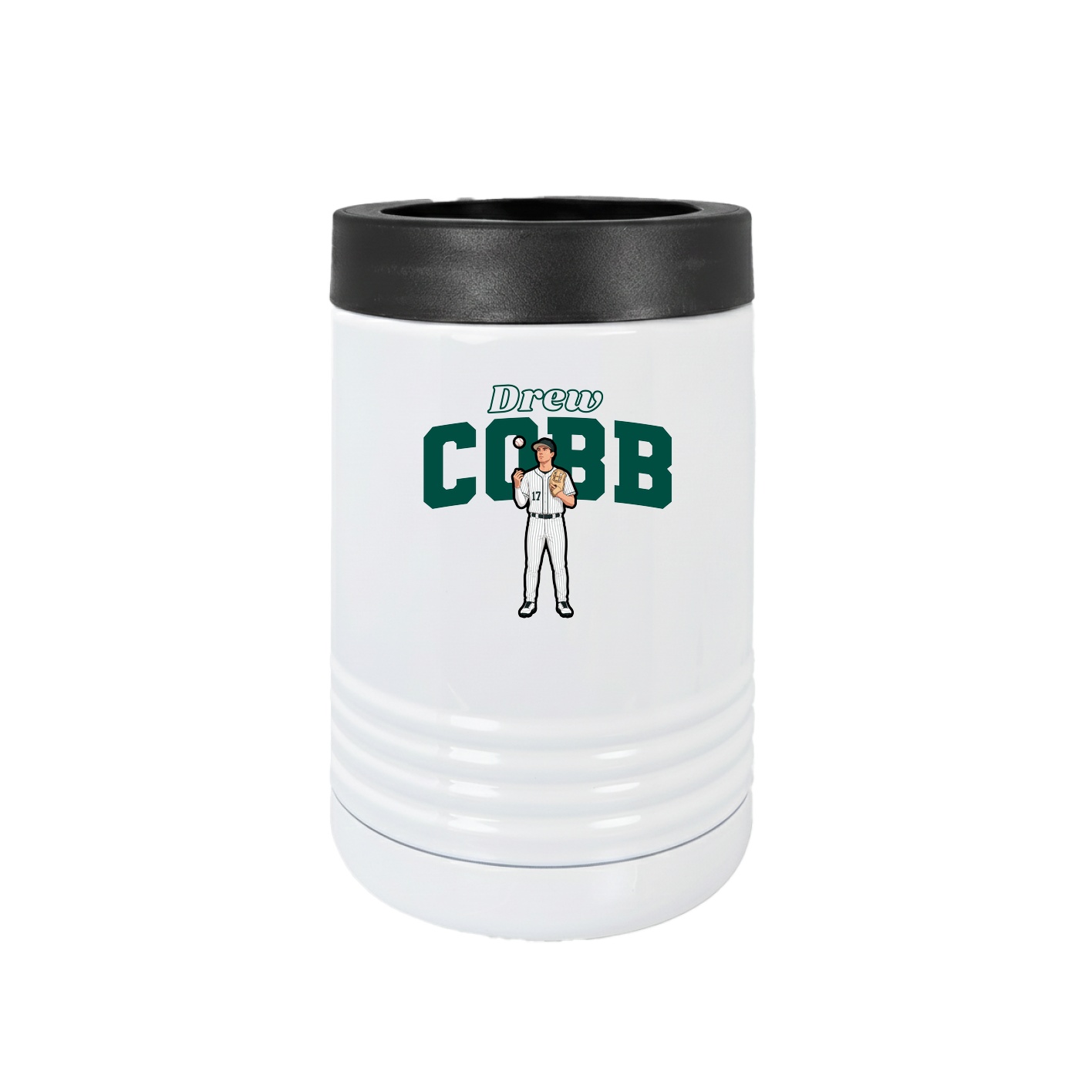 Beverage Holder — Name Arch in White