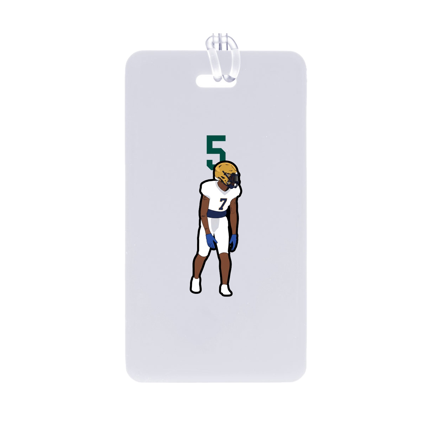 Bag Tag — Number Top in Classic