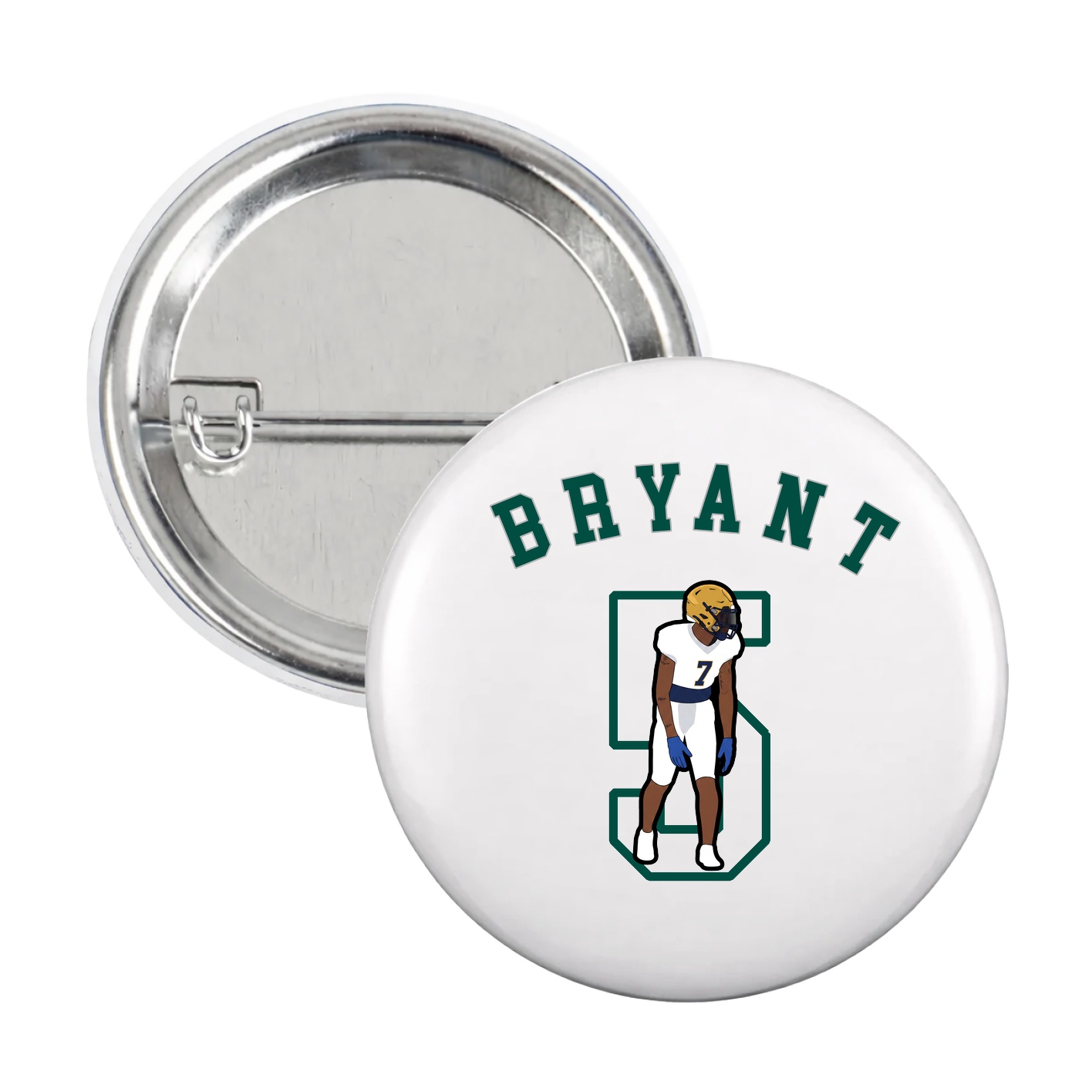 Game Day Button — Shirsey Arch in White