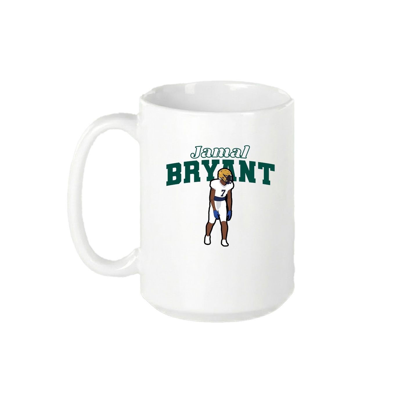 15oz Coffee Mug — Name Arch in White