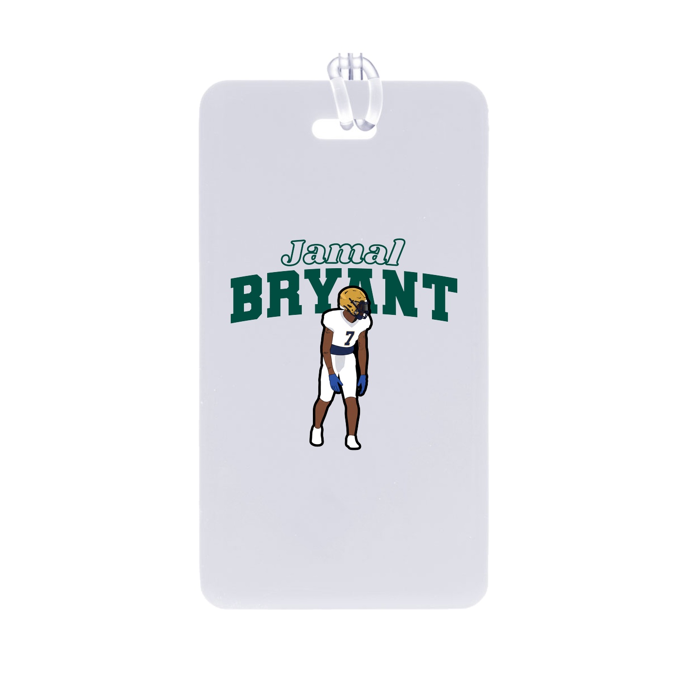 Bag Tag — Name Arch in Classic