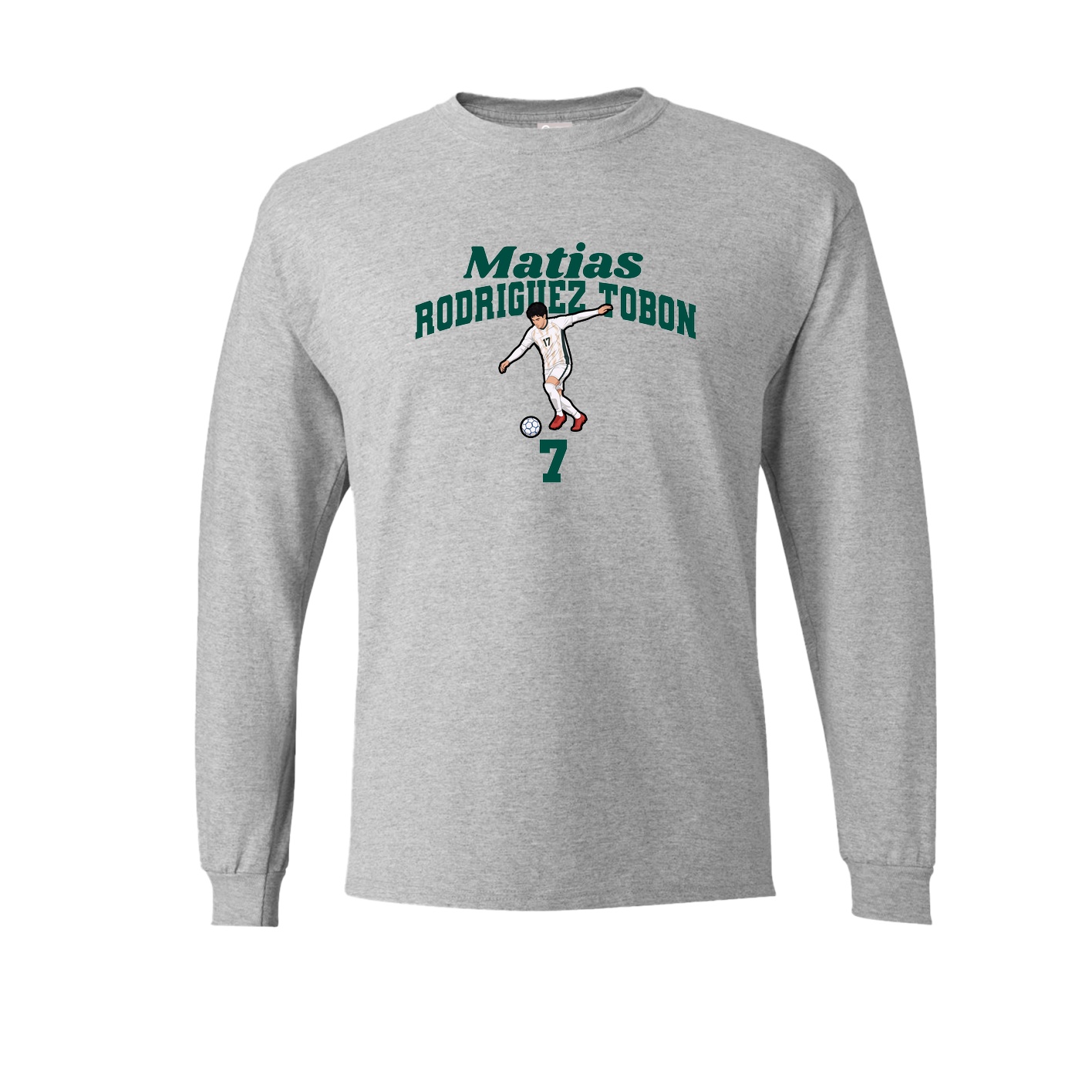 Long Sleeve Tee — Signature Arch in Grey