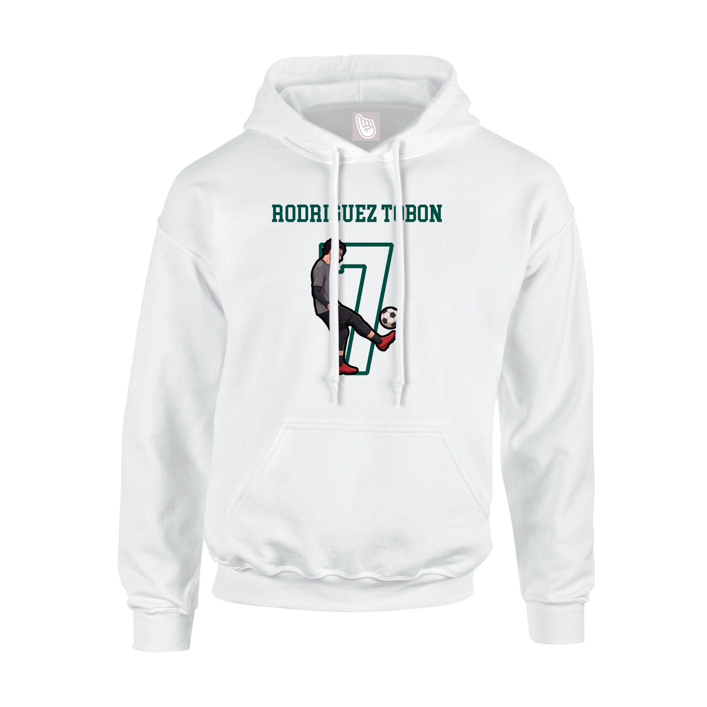 Hoodie — Shirsey in White