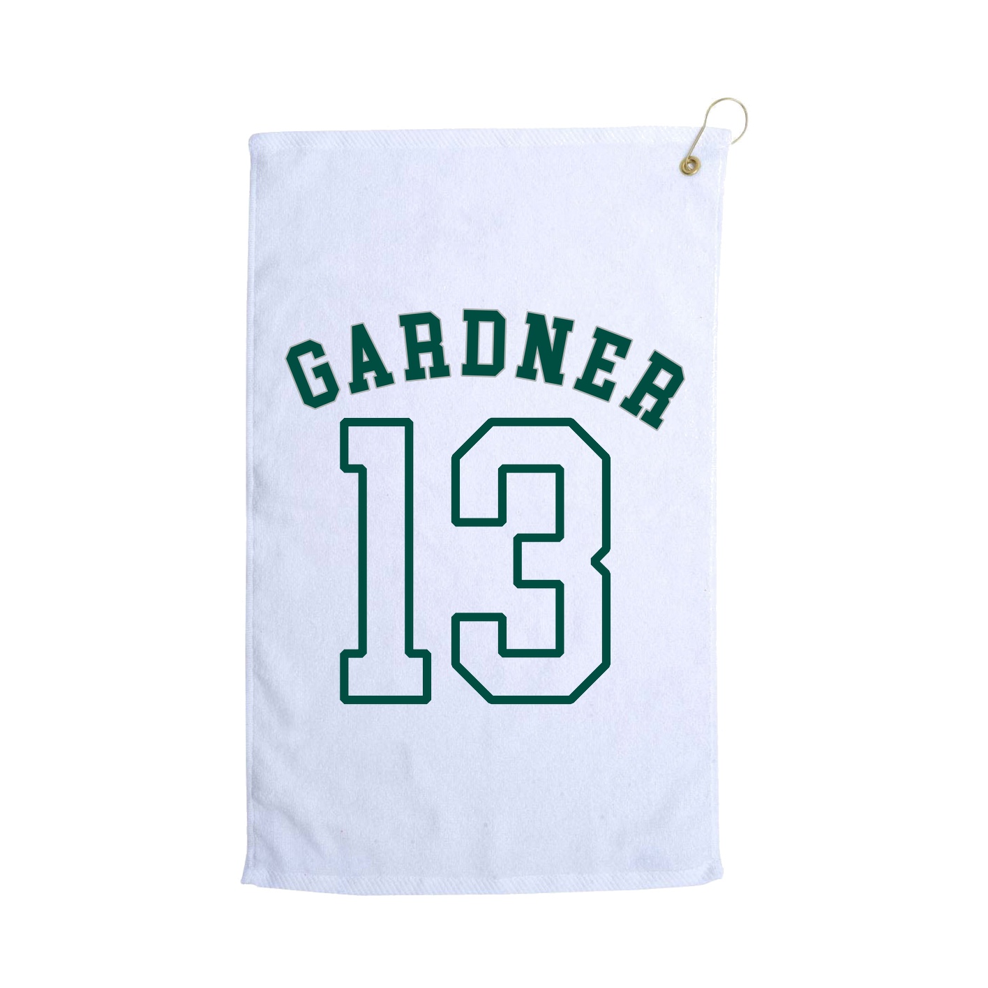 Golf Towel — Shirsey Arch in White