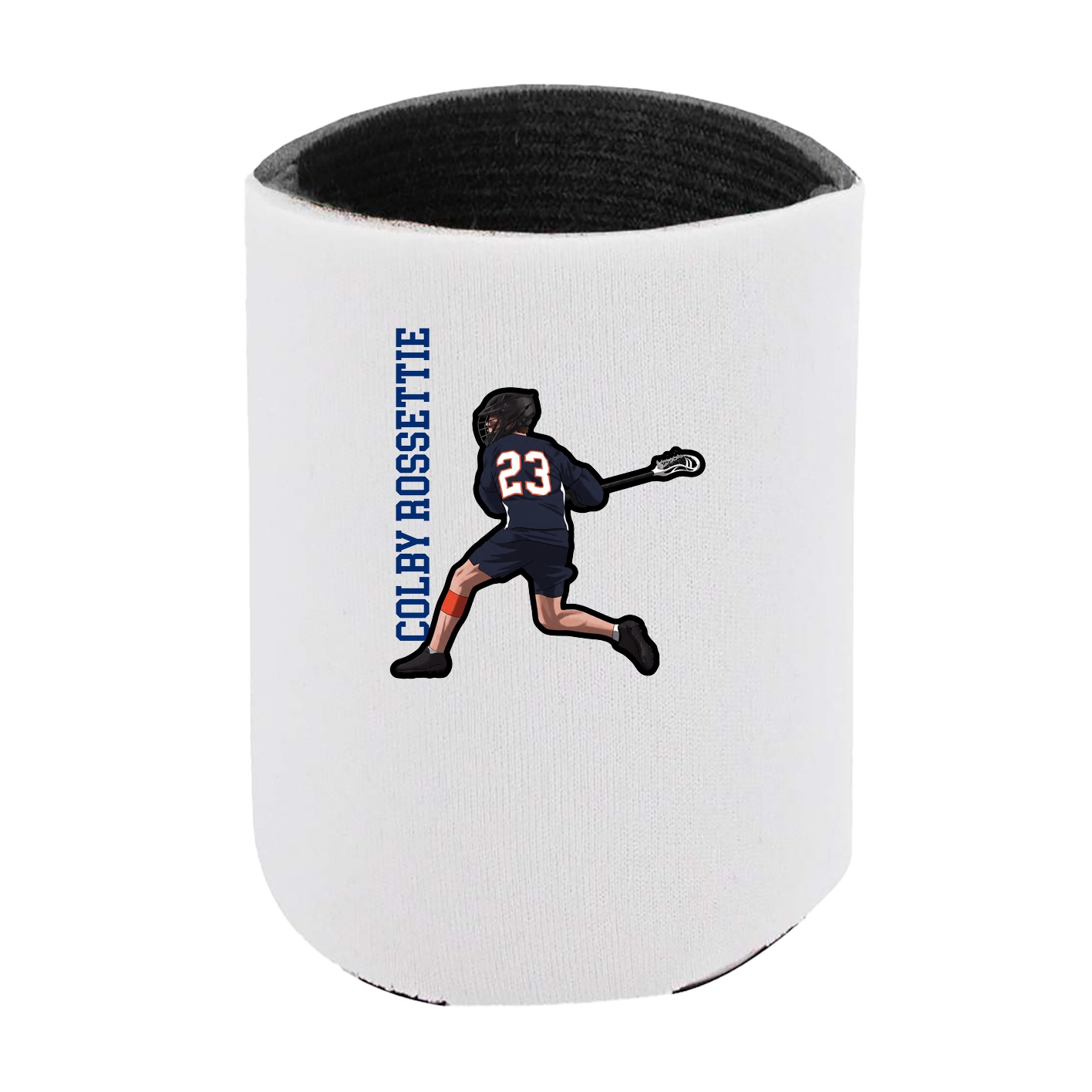 Can Holder — Name Vertical in White