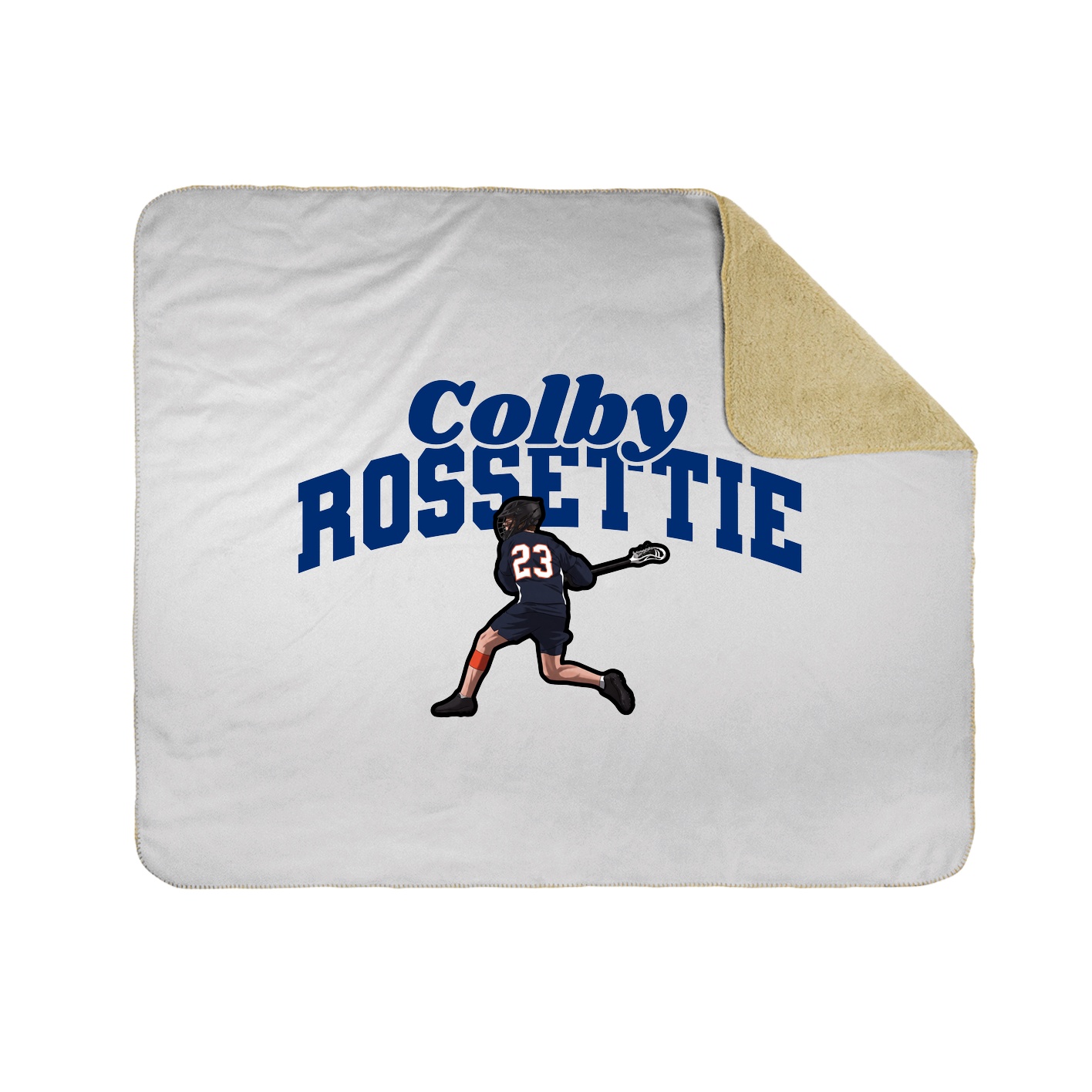 Throw Blanket — Signature Arch in White