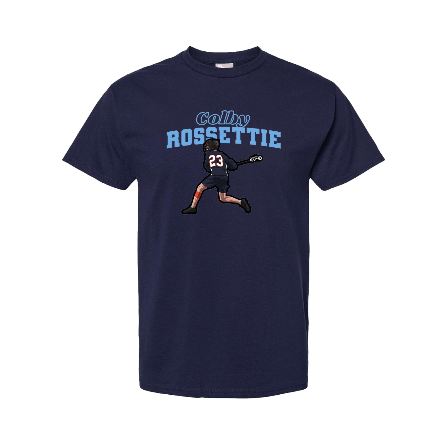 Youth Tee — Name Arch in Navy